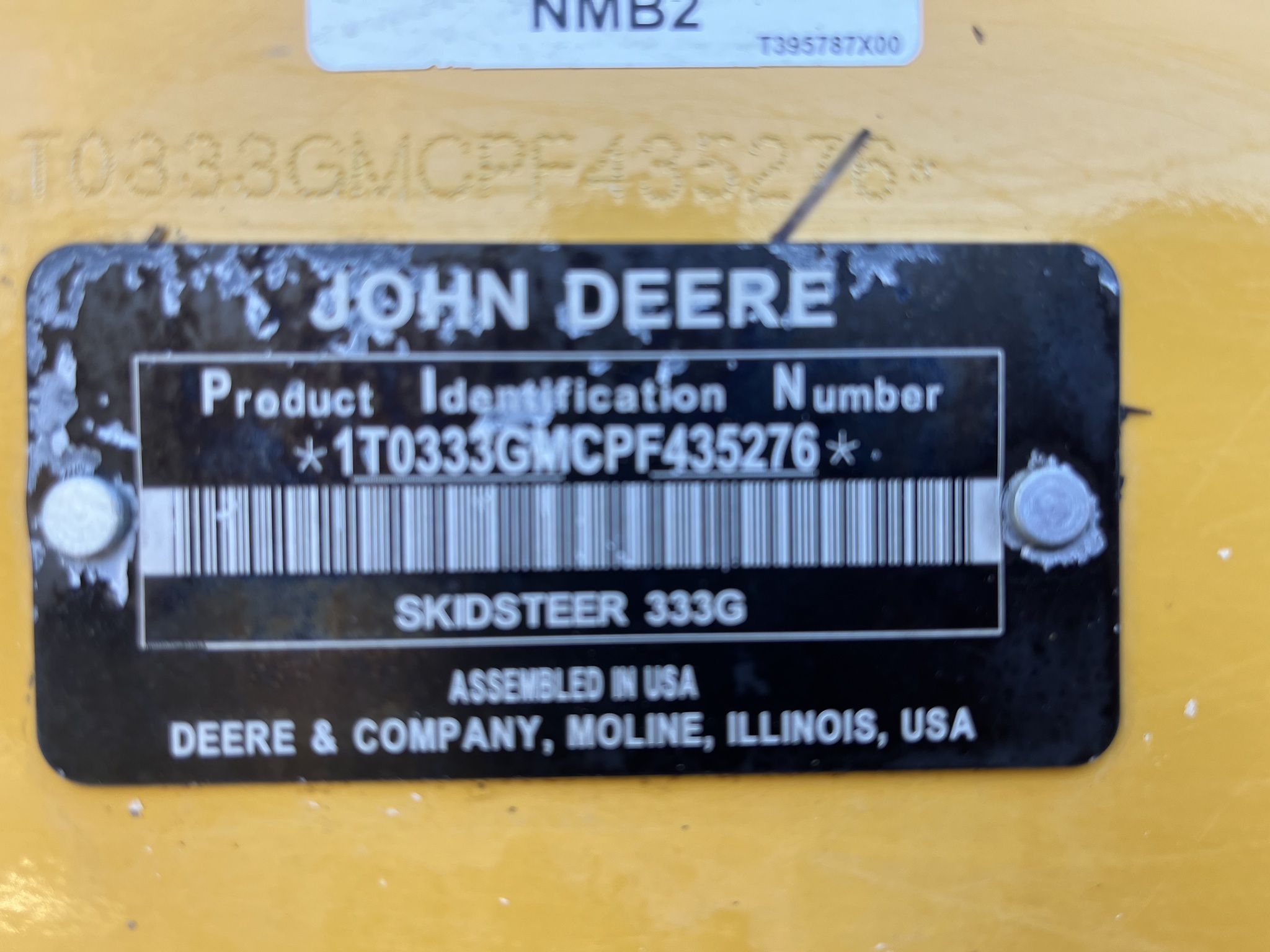 2023 Deere 333G Skid Steer