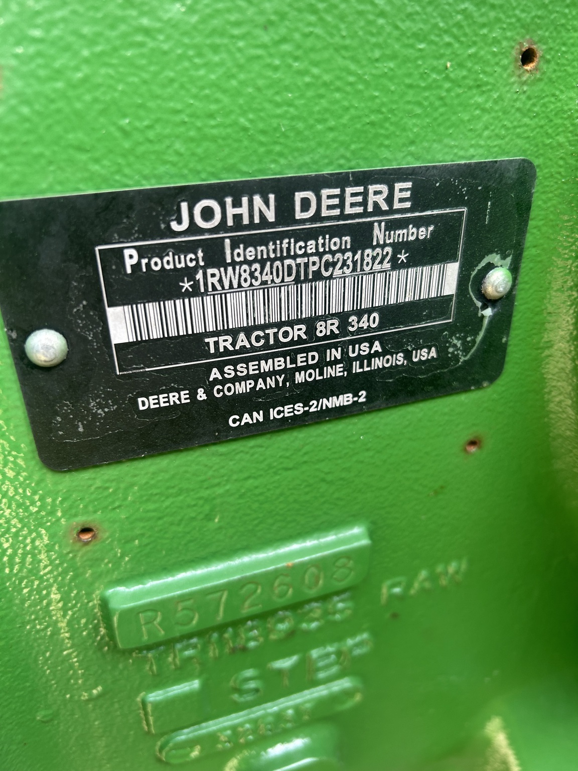 2023 John Deere 8R 340 Tractor