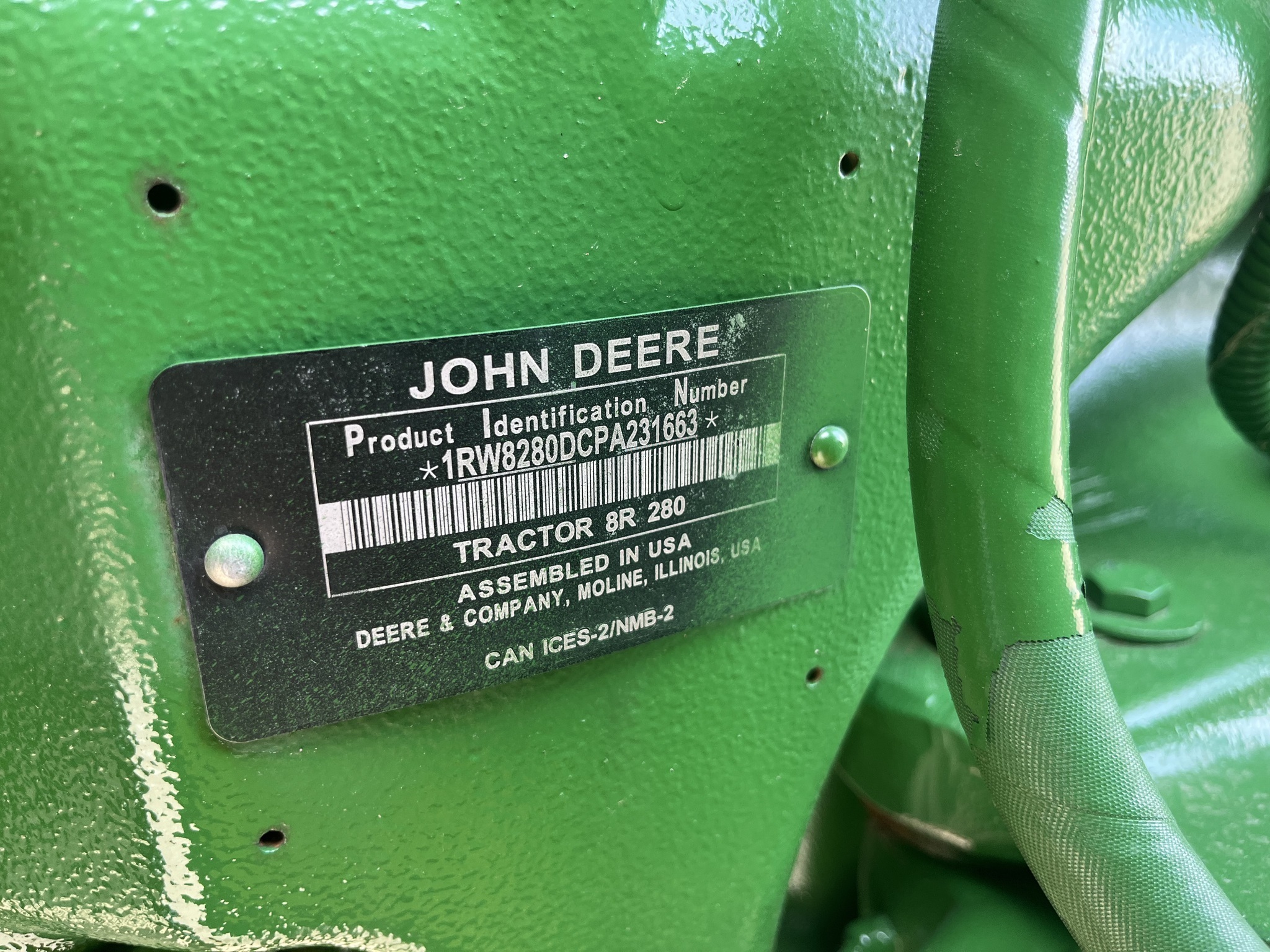 2023 John Deere 8R 280 Tractor