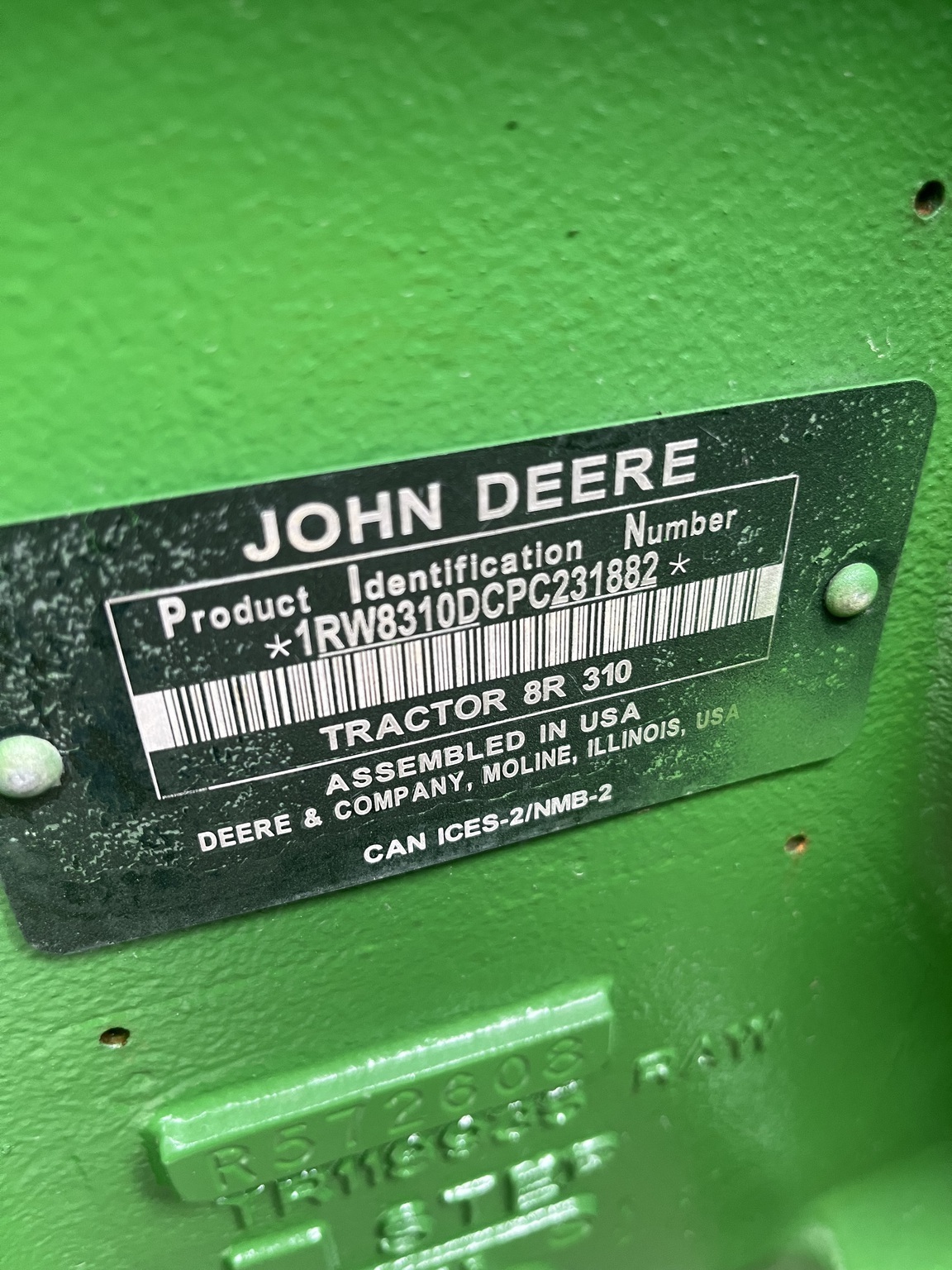 2023 John Deere 8R 310 Tractor