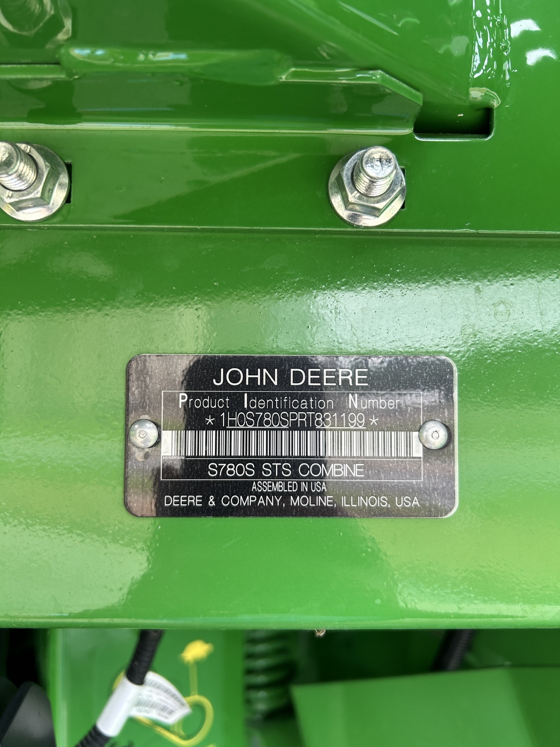2024 John Deere S780 Combine