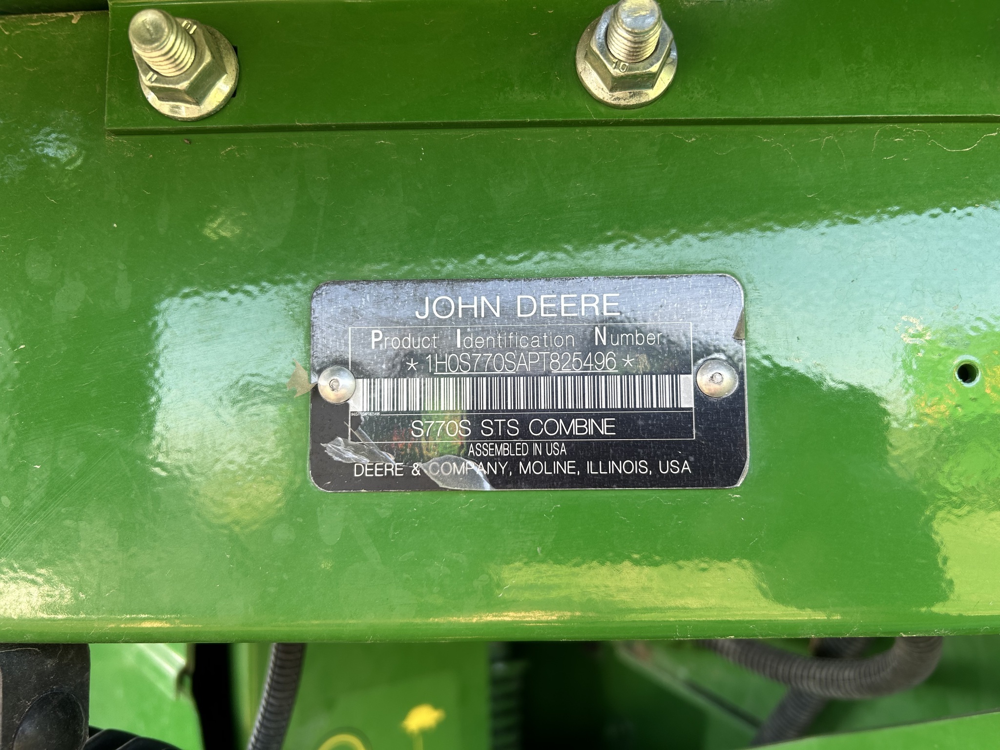 2023 John Deere S770 Combine