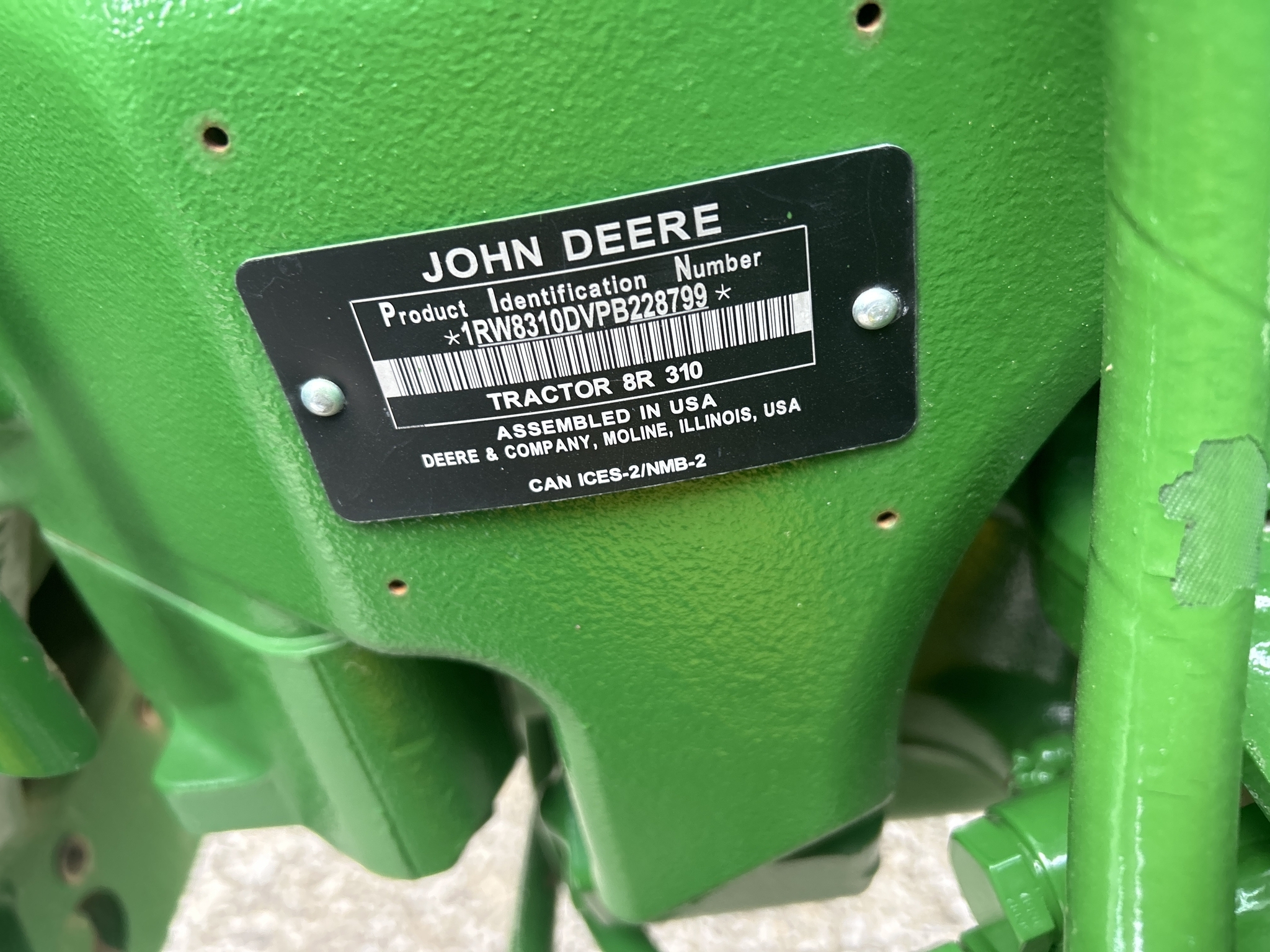 2023 John Deere 8R 310 Tractor