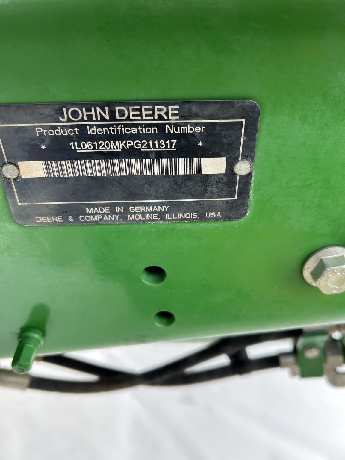 2024 John Deere 6120M Tractor