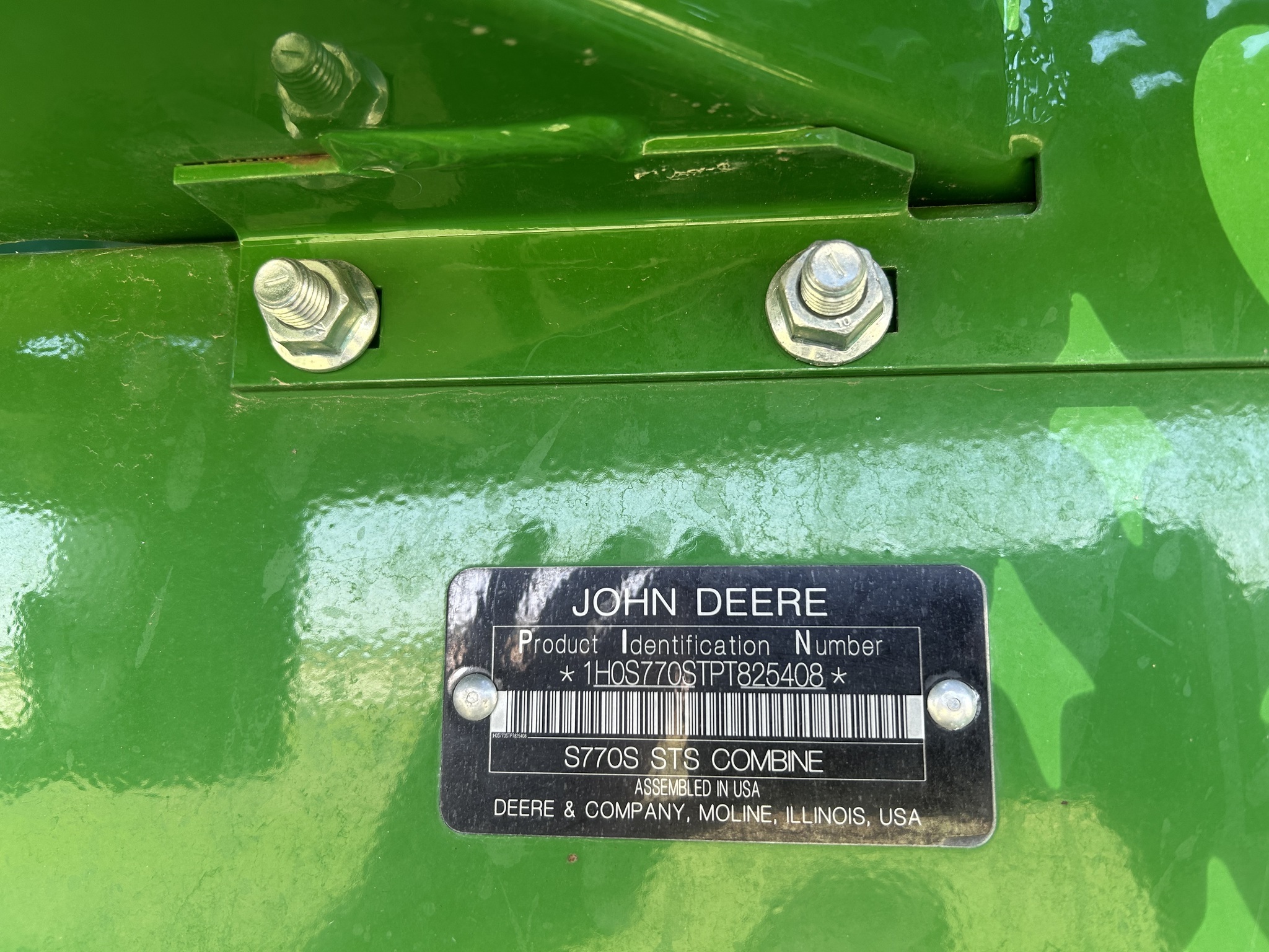 2023 John Deere S770 Combine