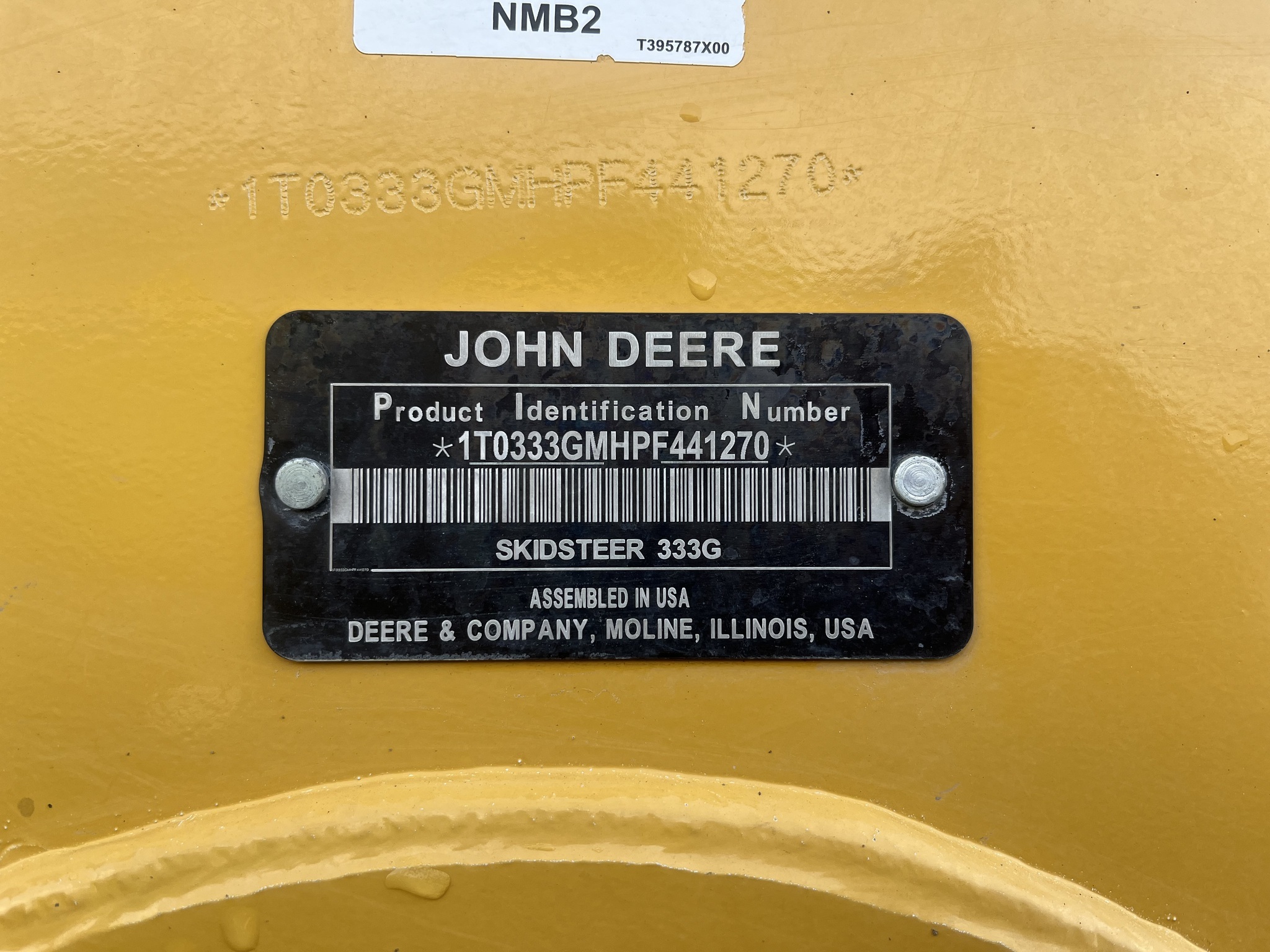 2023 Deere 333G Skid Steer