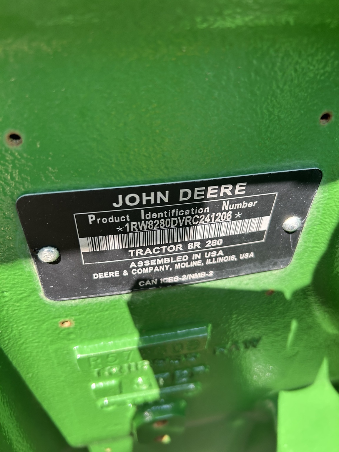 2024 John Deere 8R 280 Tractor