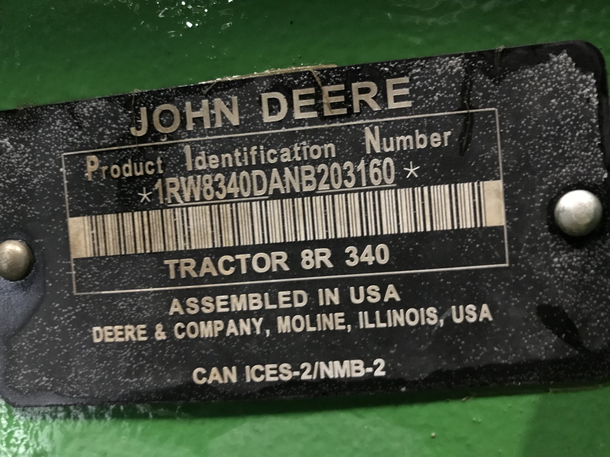 2022 John Deere 8R 340 Tractor