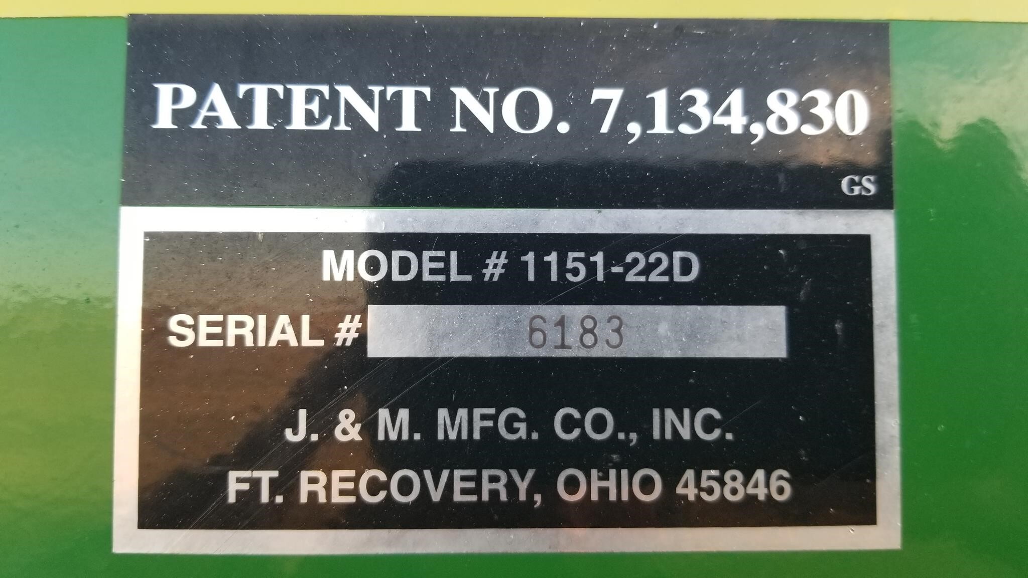2011 J&M 1151-22D Grain Cart