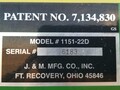 2011 J&M 1151-22D Grain Cart