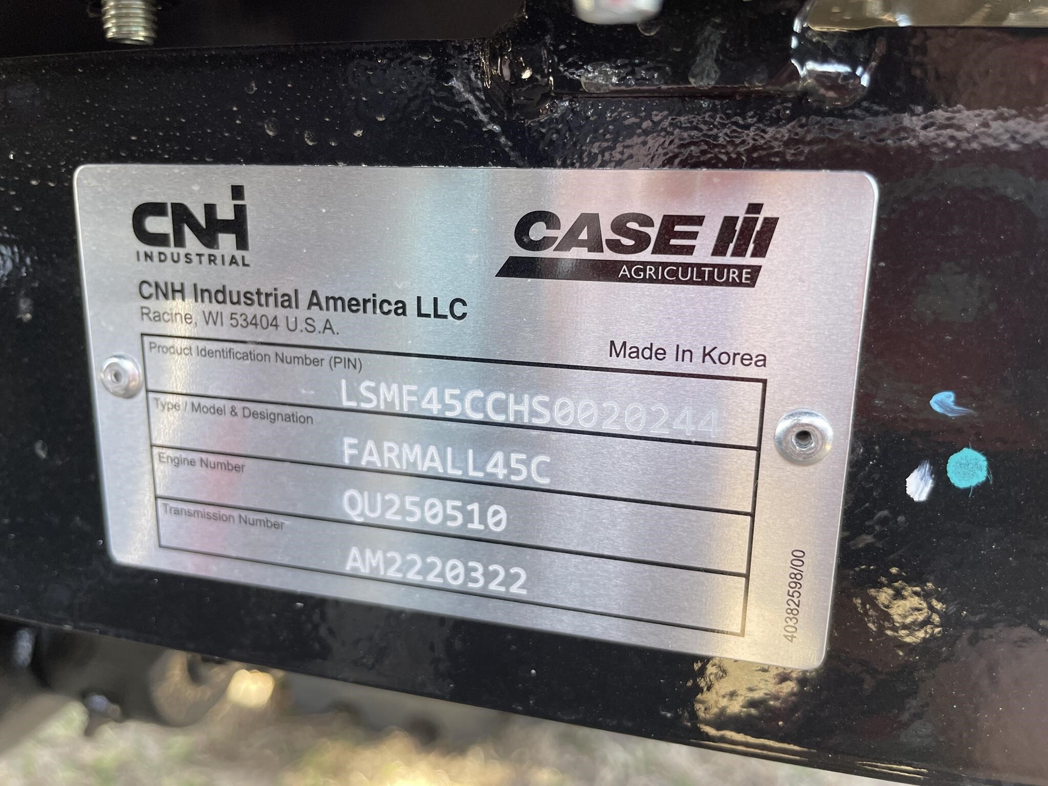 2026 Case IH Farmall 45C Tractor