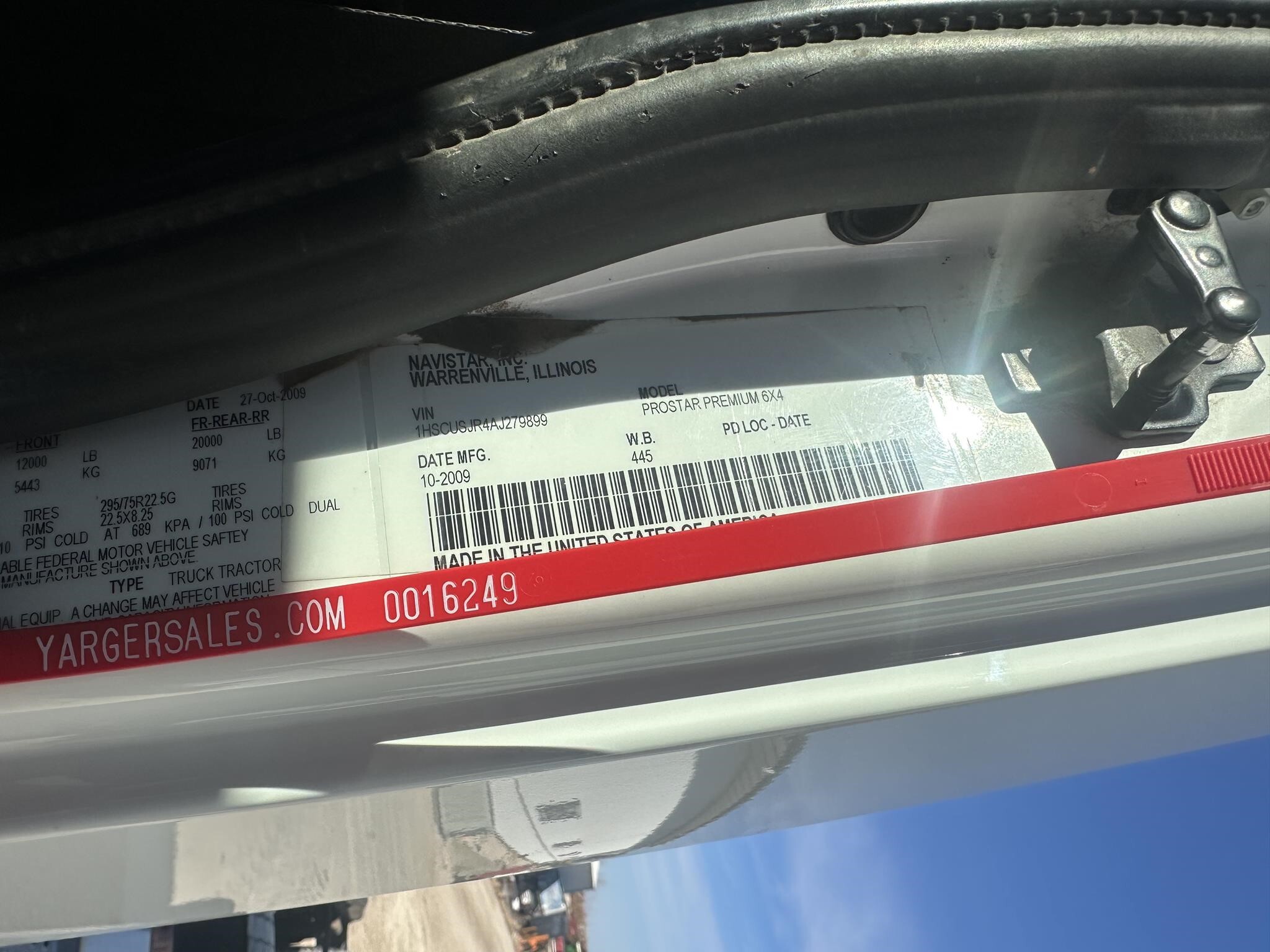 2010 International ProStar Semi Trucks/Trailer