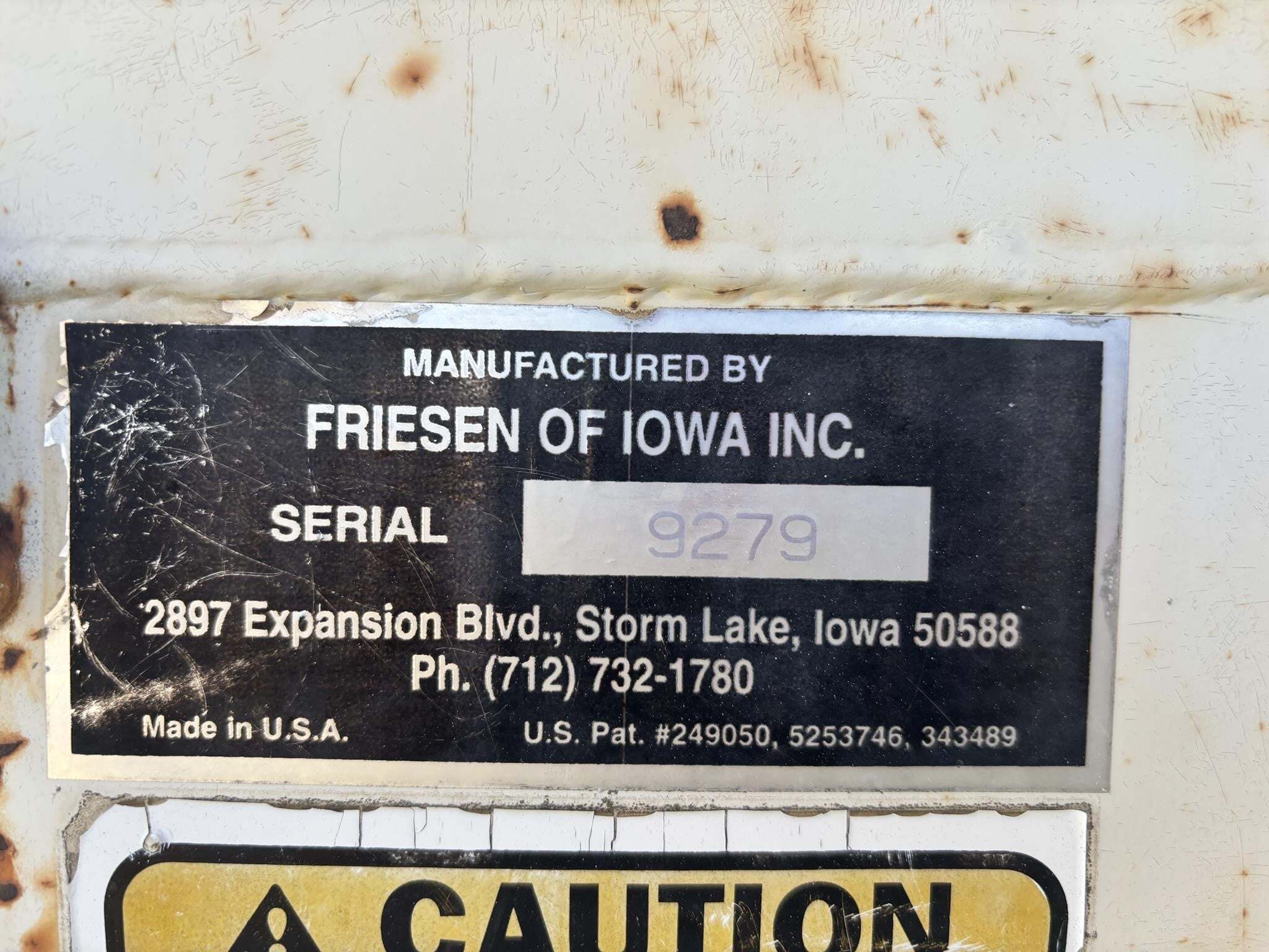  Friesen 220 Seed Tender