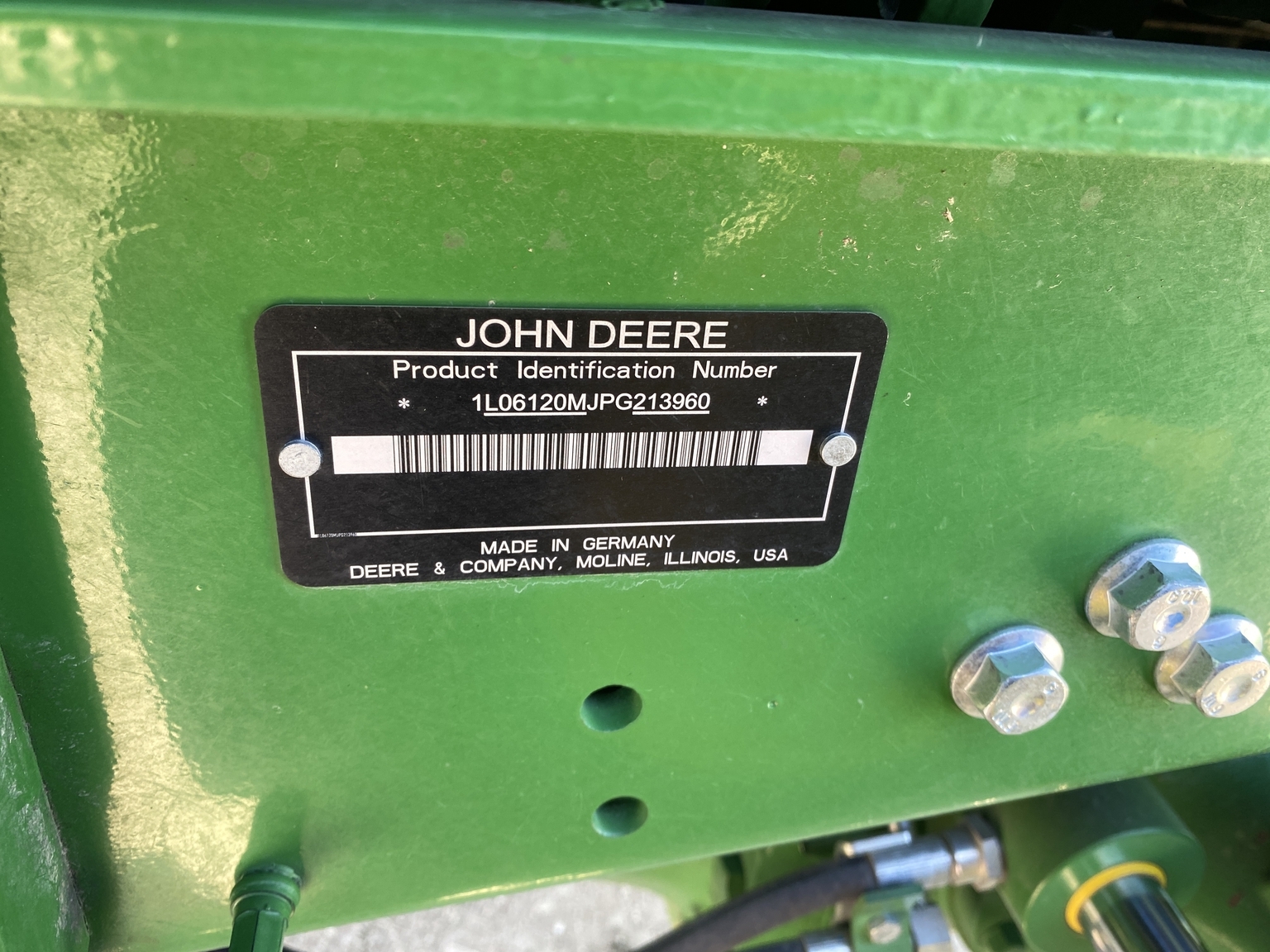 2024 John Deere 6120M Tractor