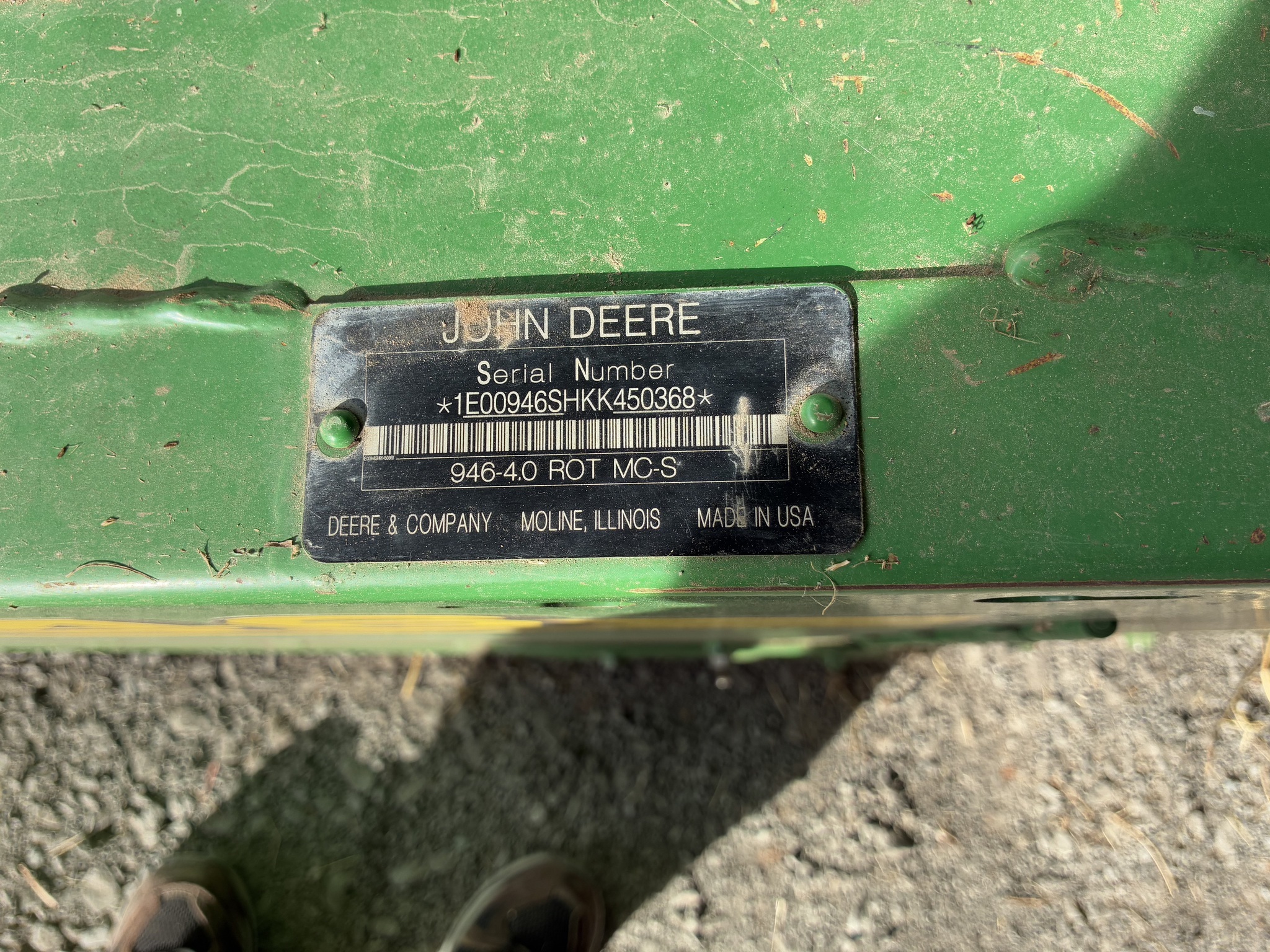 2019 John Deere 946 Mower Conditioner
