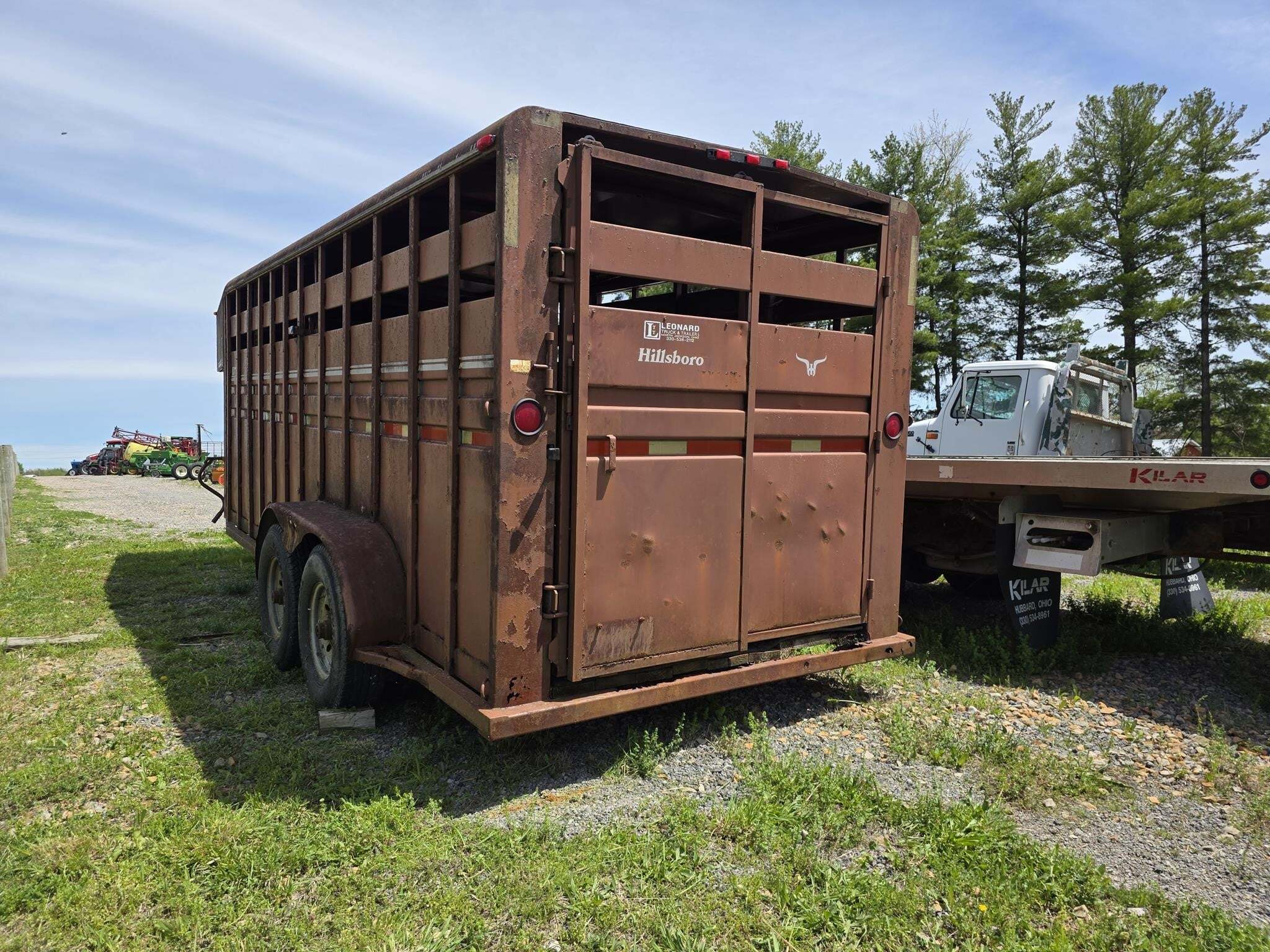 1998 Hillsboro 6x18 Livestock Trailer