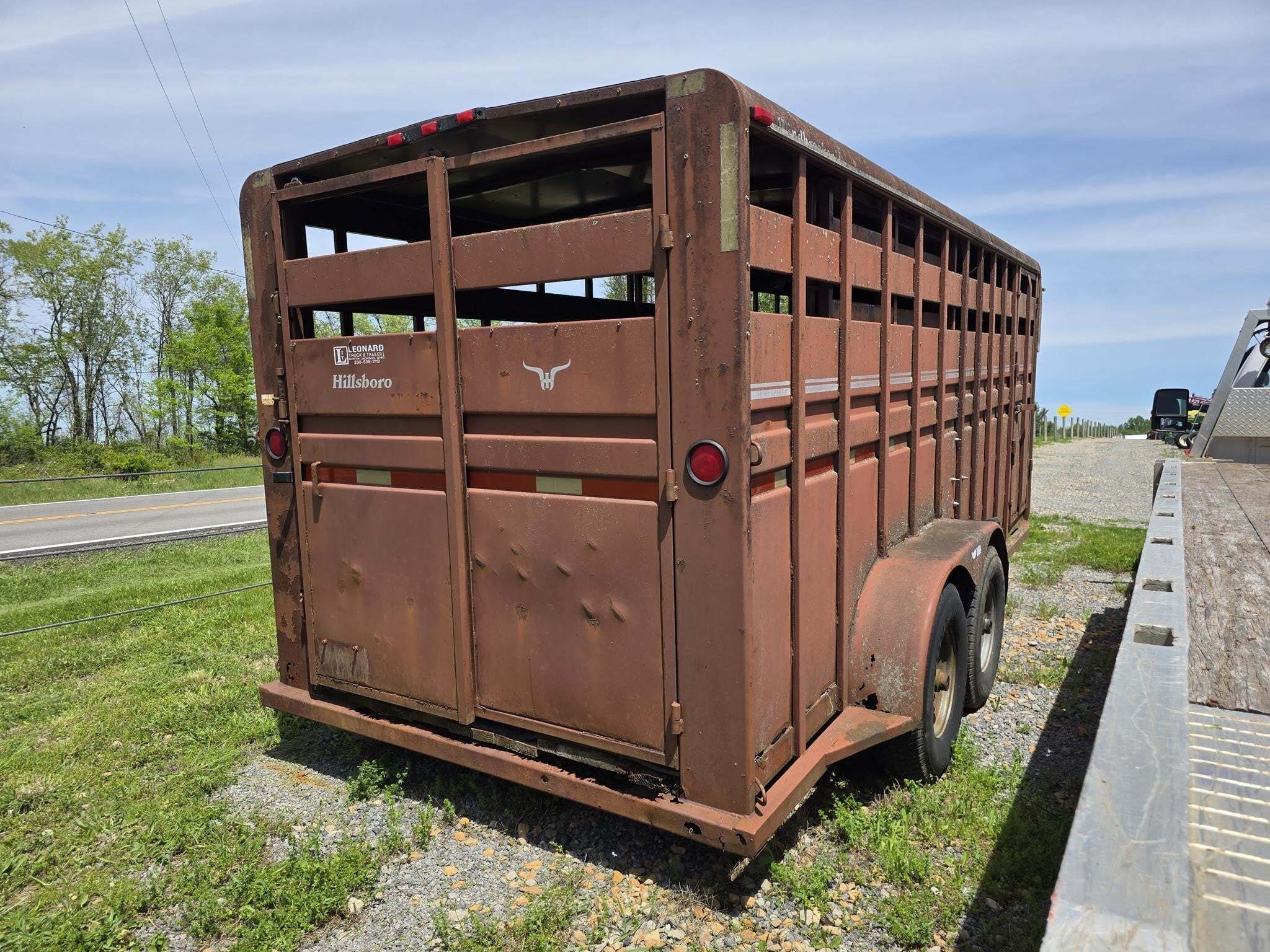 1998 Hillsboro 6x18 Livestock Trailer