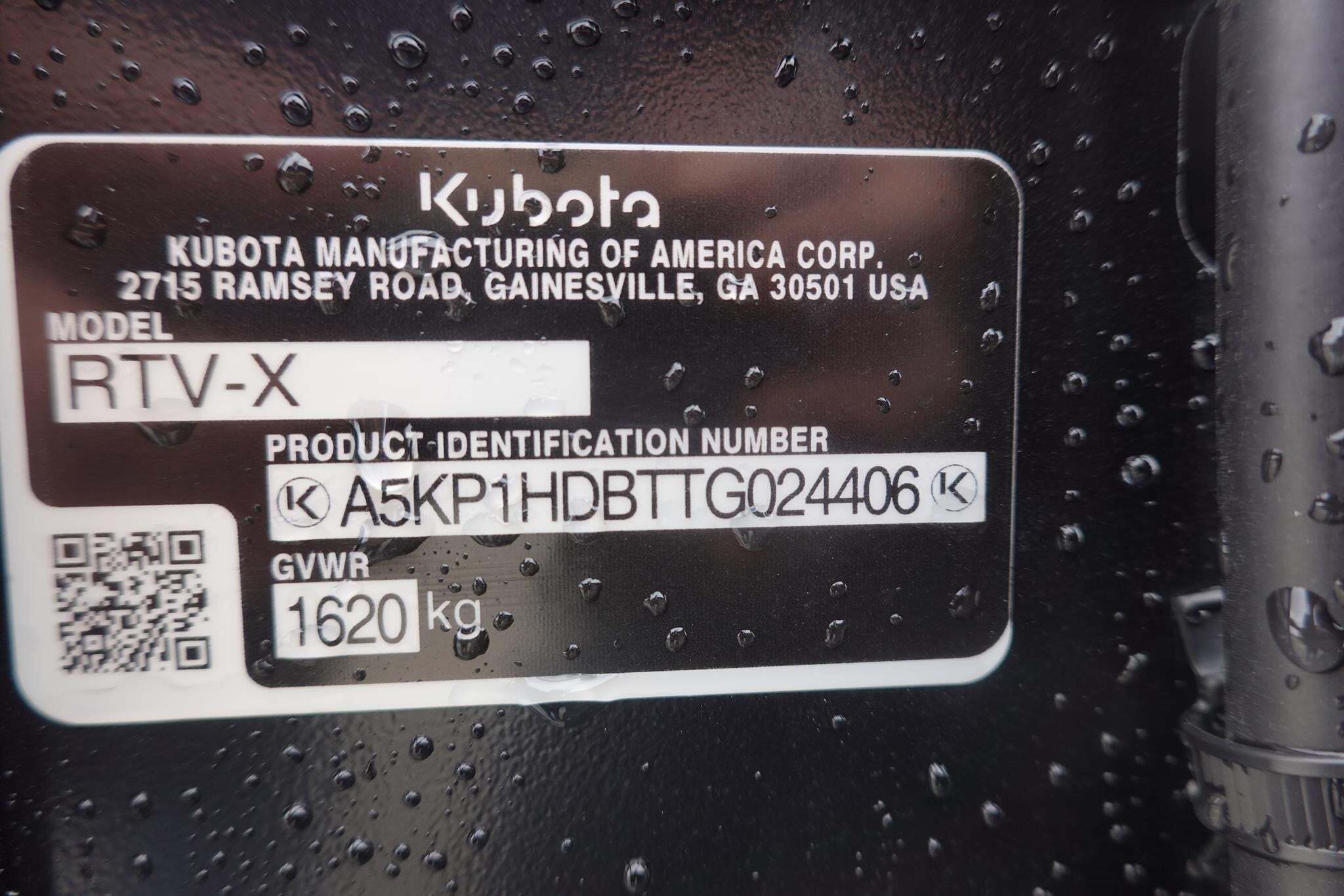  Kubota RTV-X ATVs and Utility Vehicle