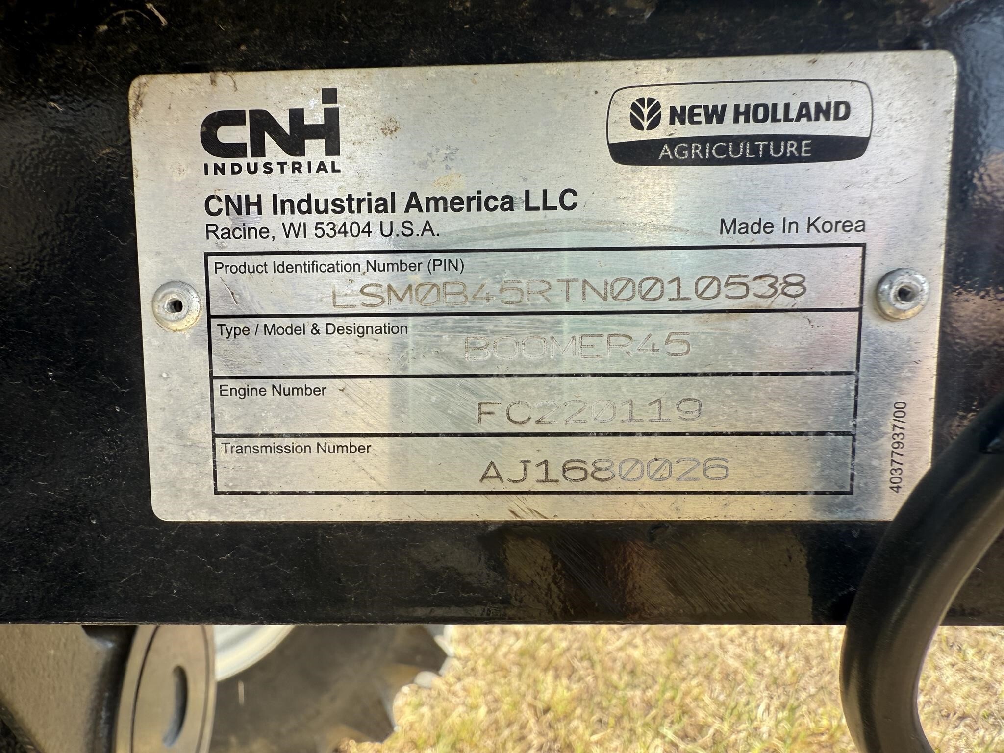 2022 New Holland BOOMER 45 Tractor