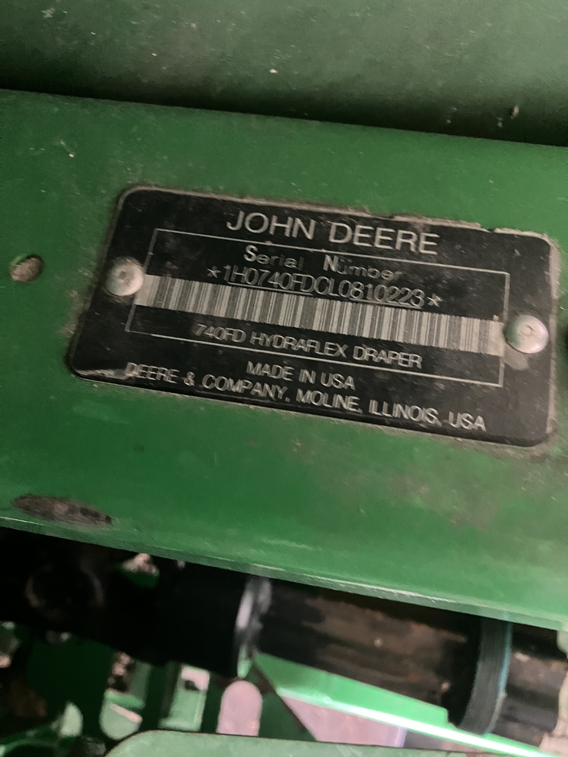 2020 John Deere 740FD Platform