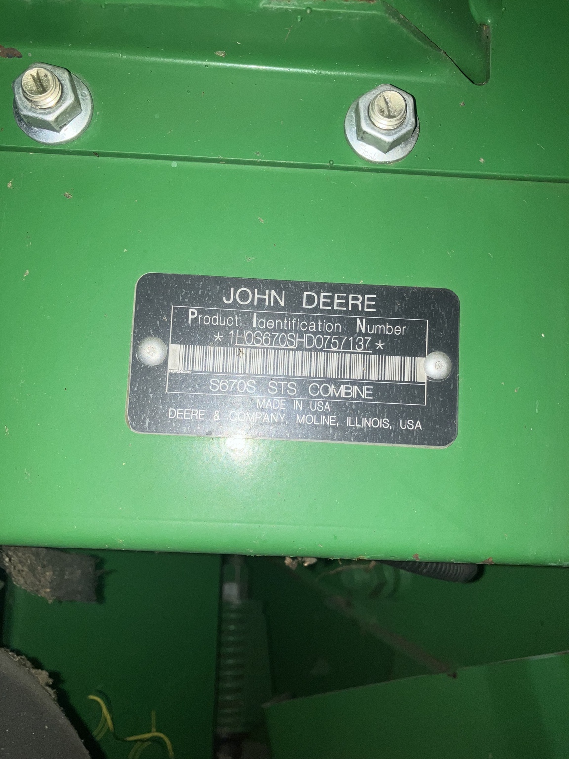 2020 John Deere 740FD Platform