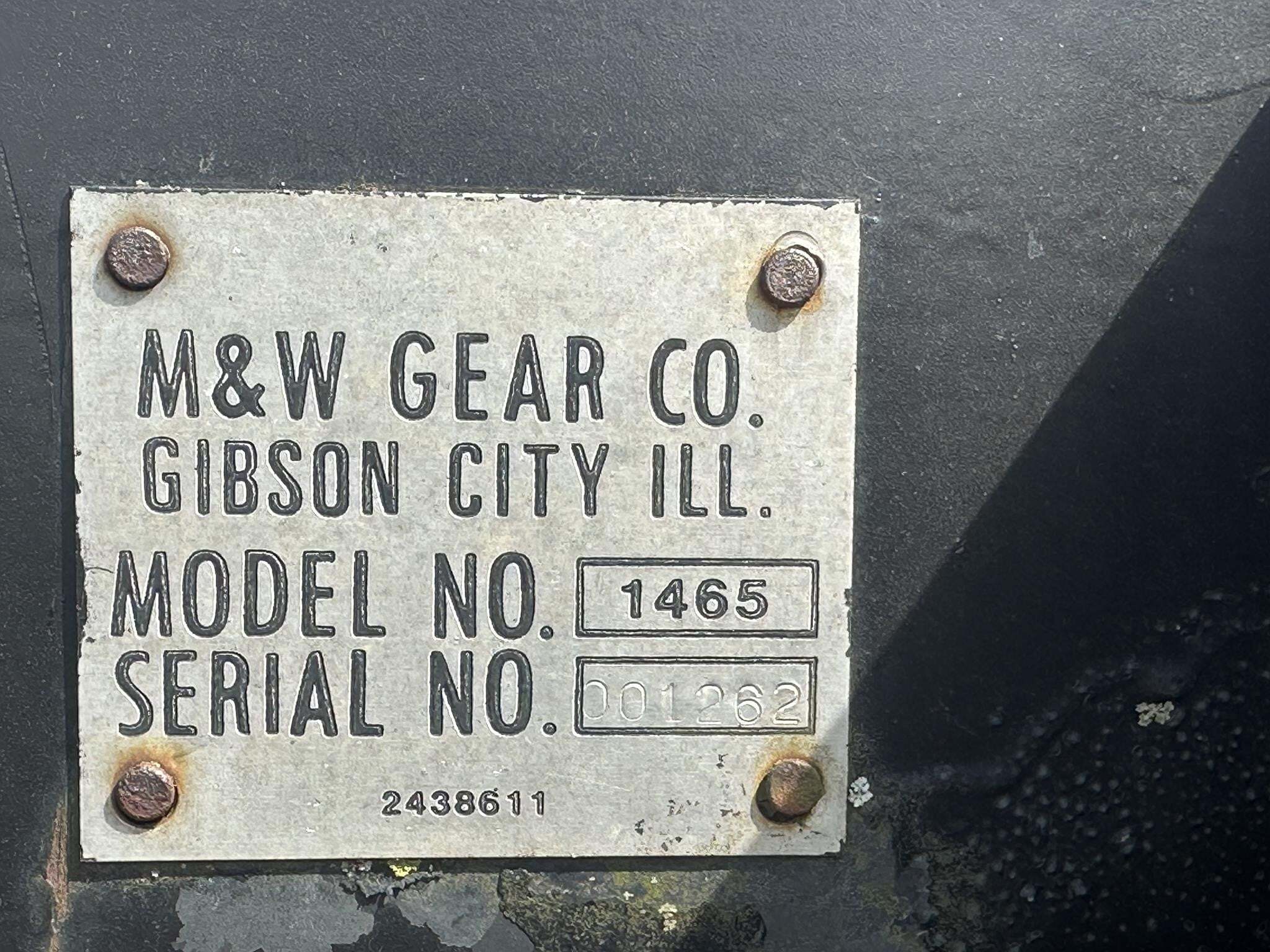  M&W 1465 Disk Chisel