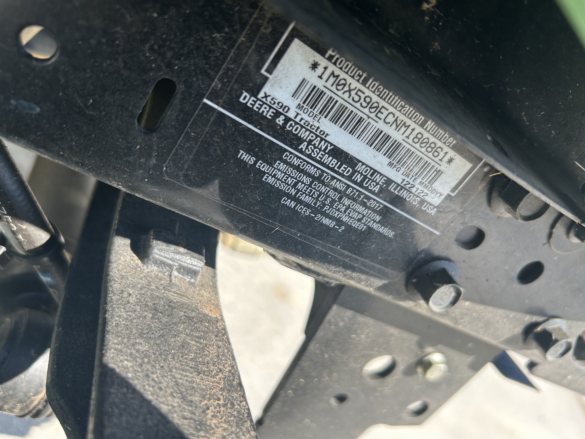 2023 John Deere X590 Lawn Mower