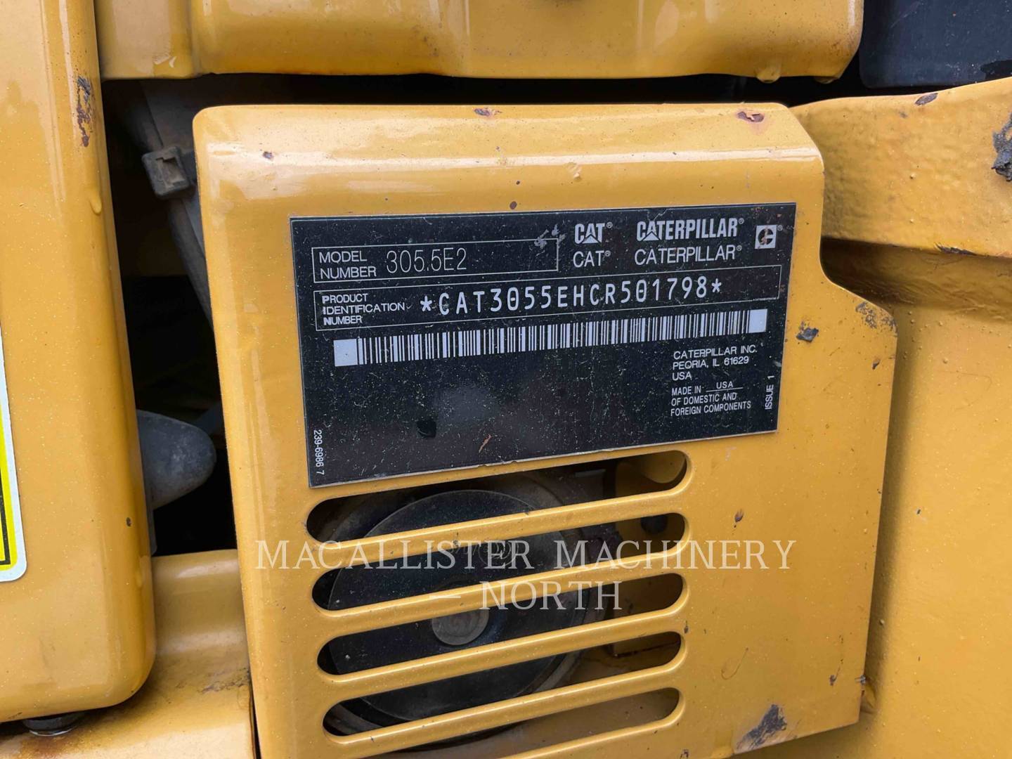 2016 Caterpillar 305.5E2 AQ Excavator