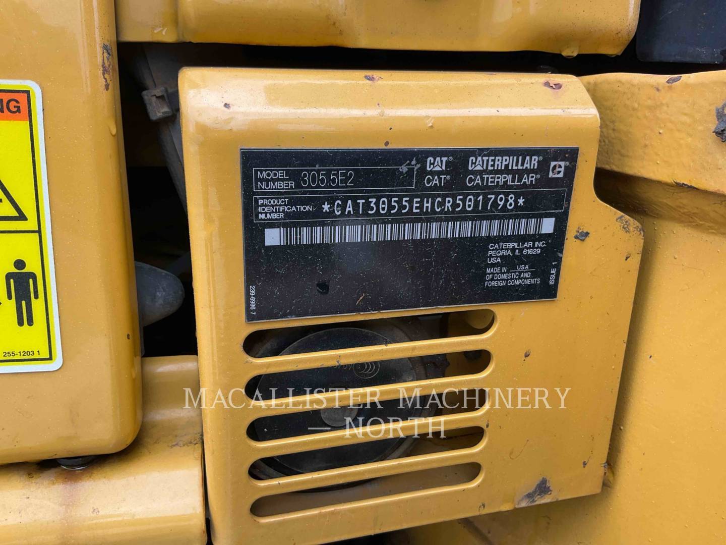 2016 Caterpillar 305.5E2 AQ Excavator