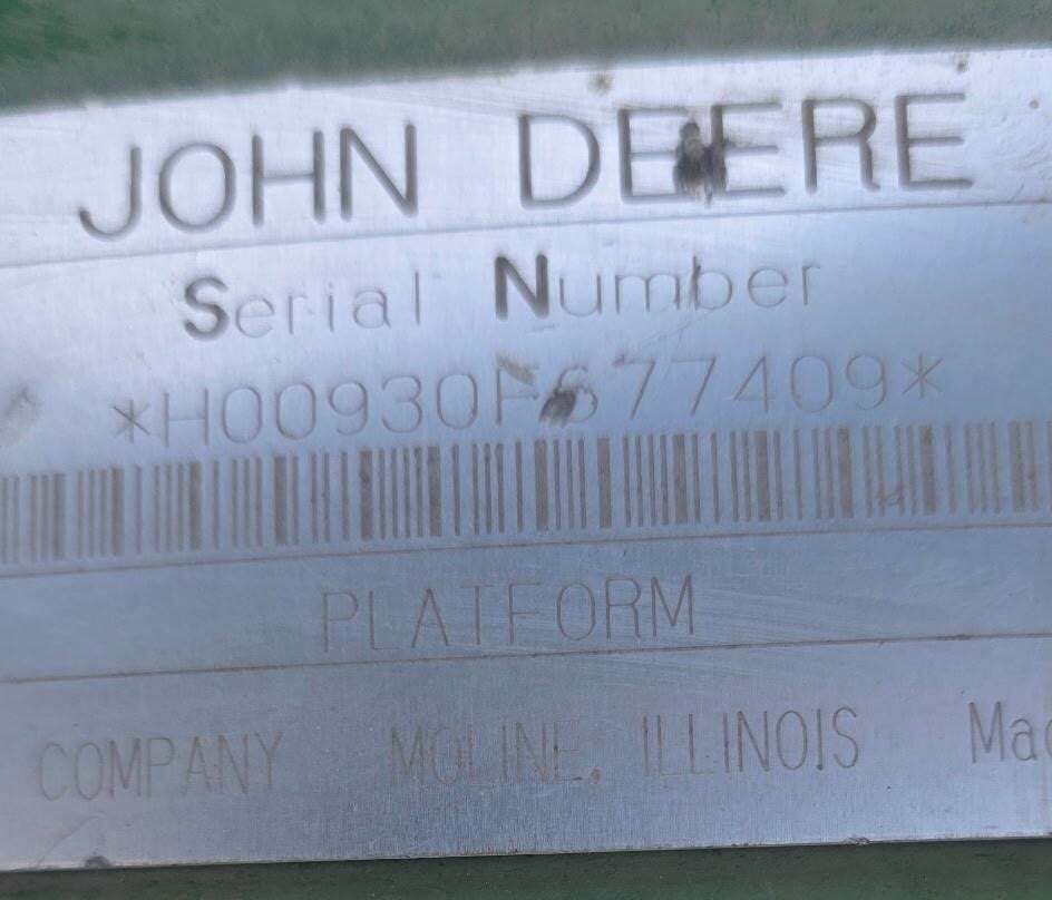 1997 John Deere 9600 Combine