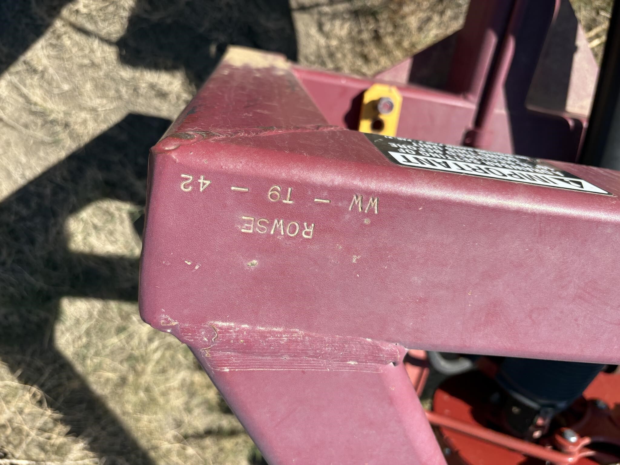  Rowse T9 Sickle Mower