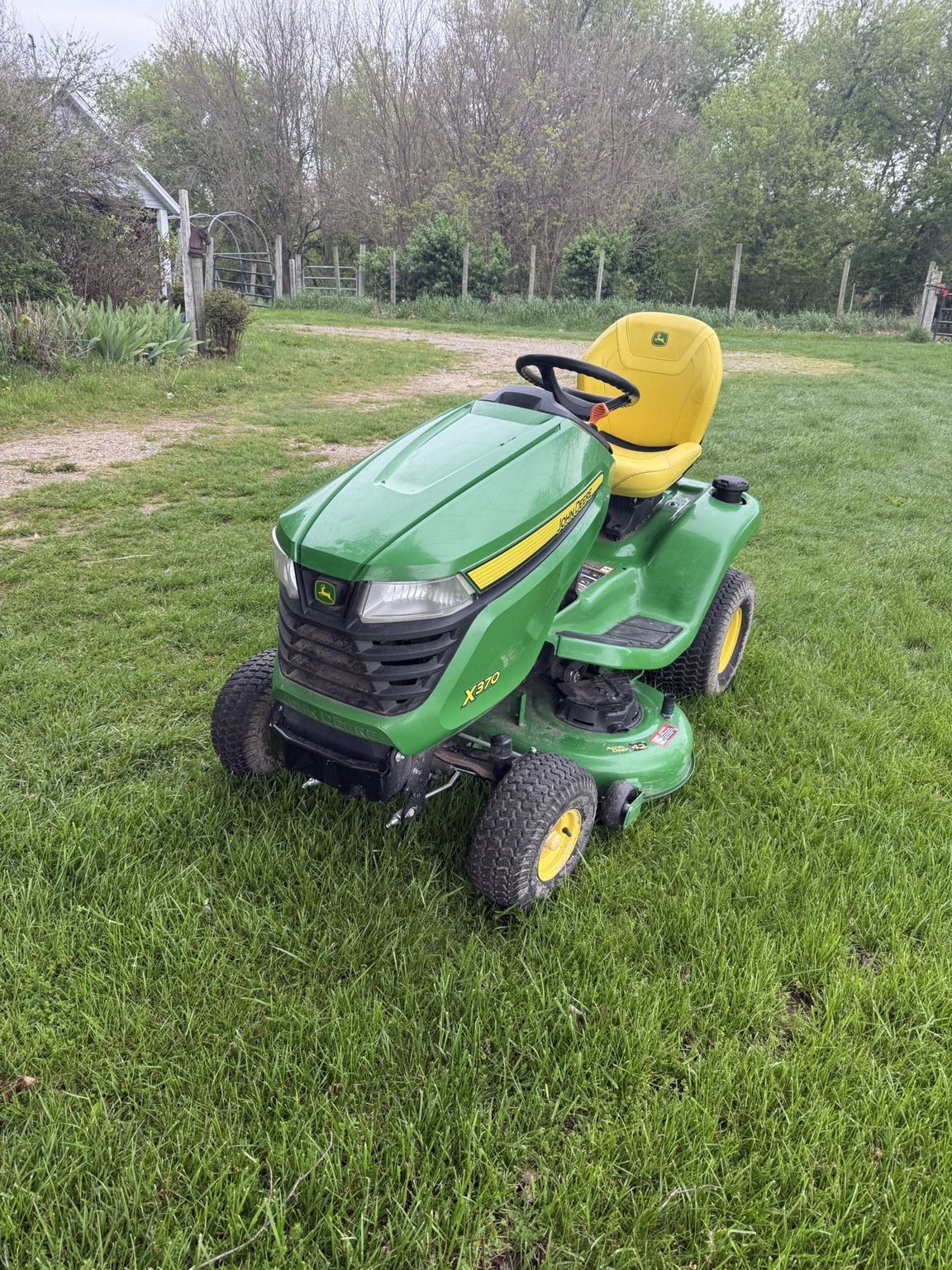 2023 John Deere X370 Lawn Mower