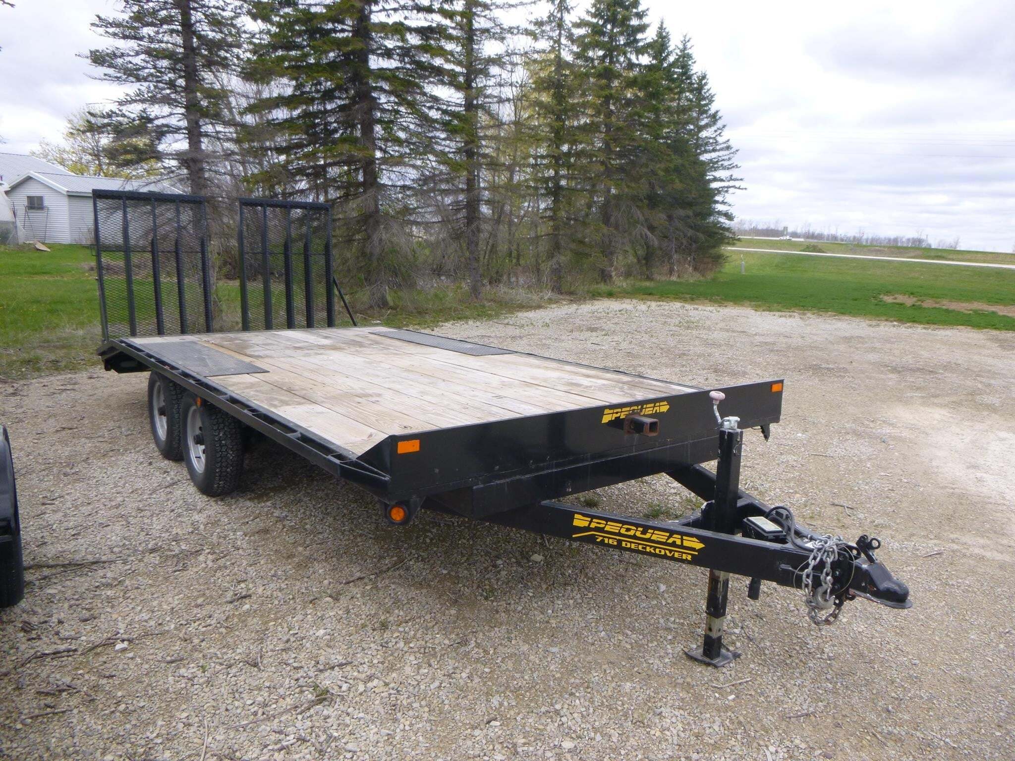 2015 Pequea 716 Flatbed Trucks/Trailer