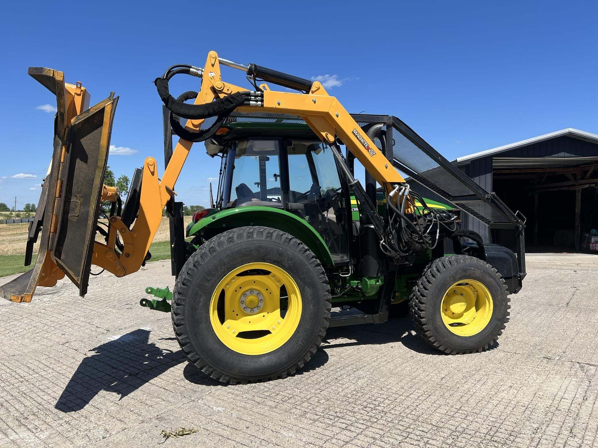 2017 John Deere 6105E Tractor