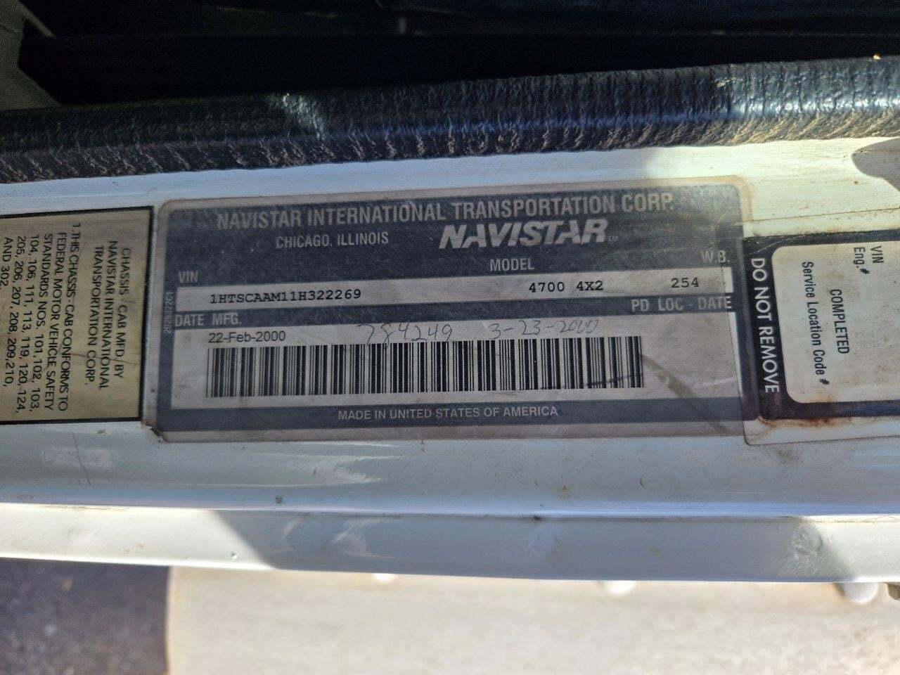 2001 International 4700 Box Trucks/Trailer