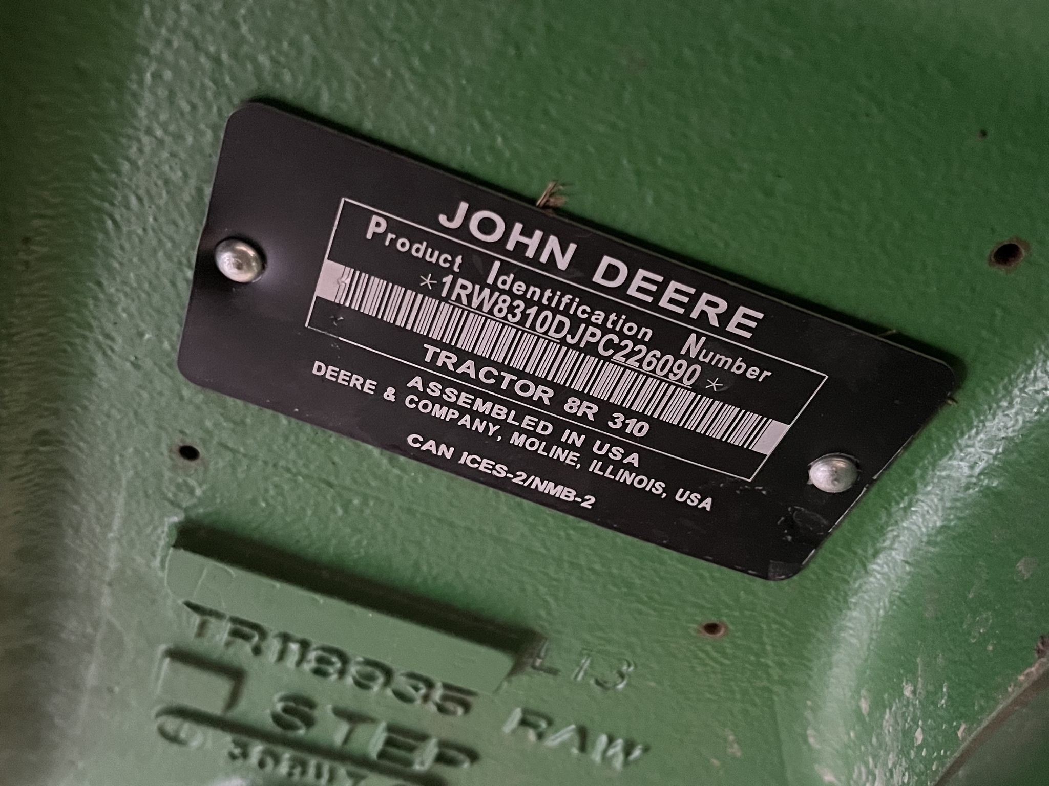 2023 John Deere 8R 310 Tractor
