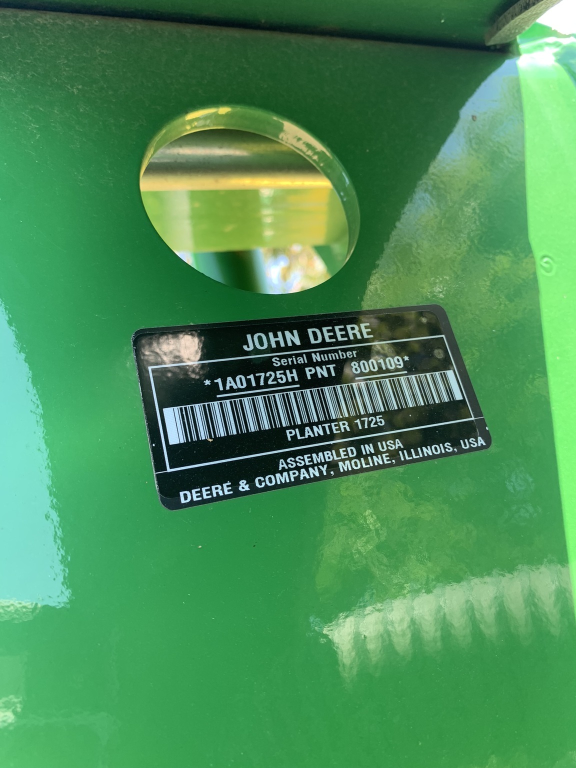 2023 John Deere 1725 CCS Planter