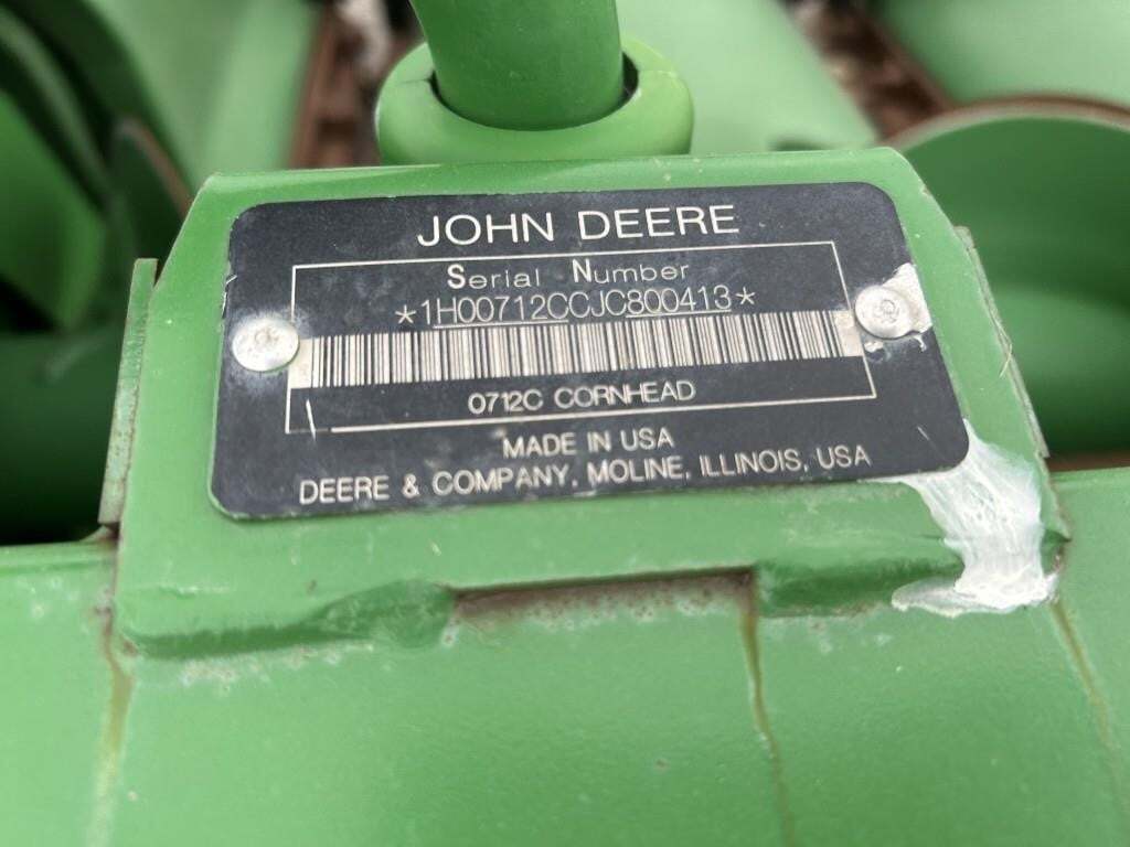 2018 John Deere 712C Corn Head