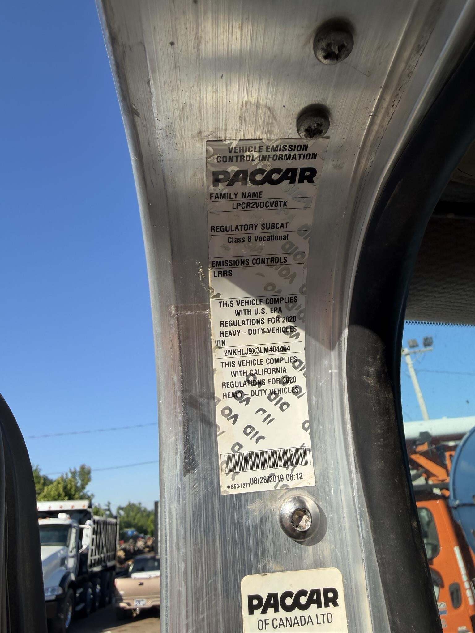 2020 Kenworth T370 Miscellaneous