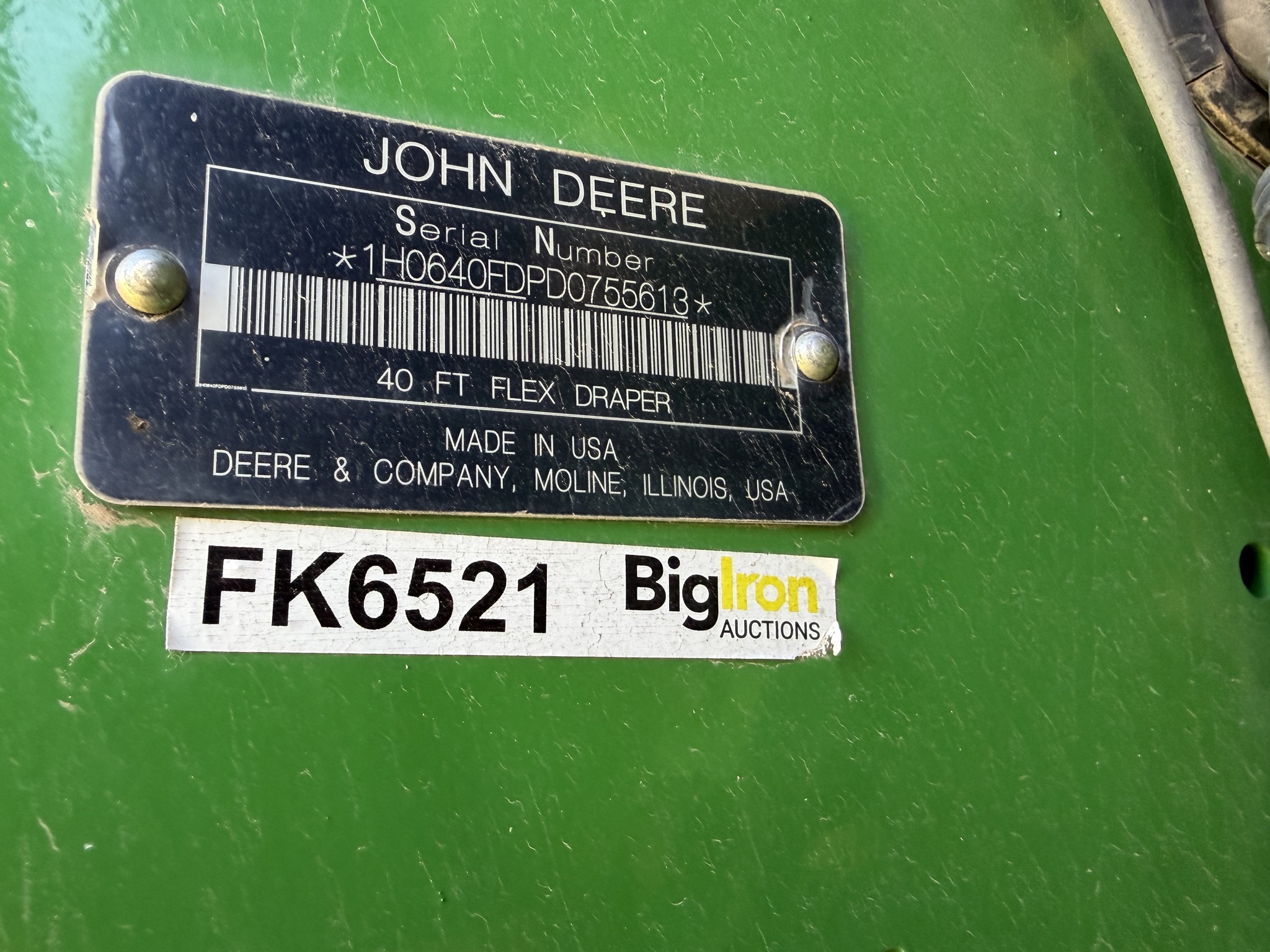 2013 John Deere 640FD Platform