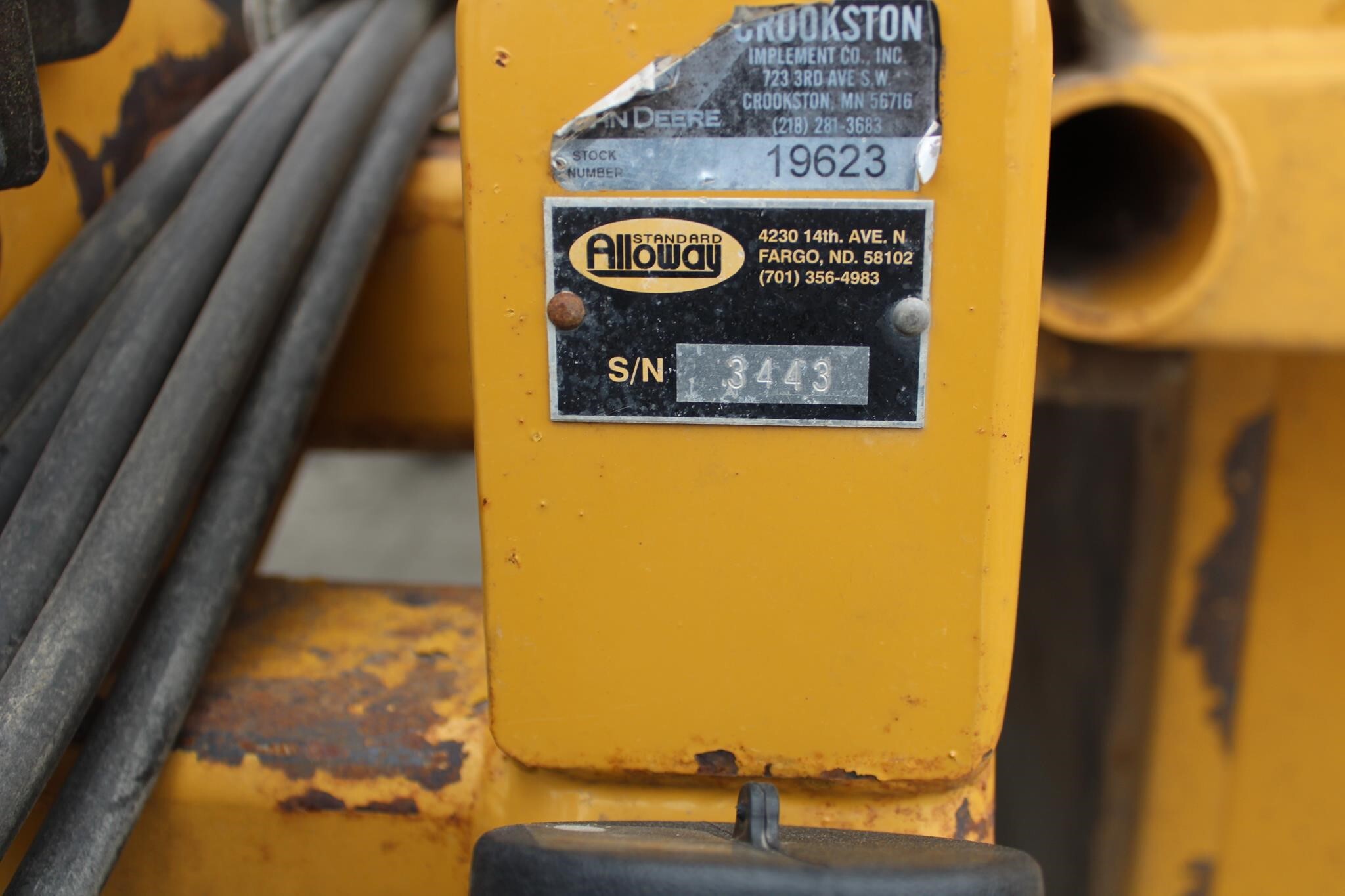 2012 Alloway BT267 Beet Equipment
