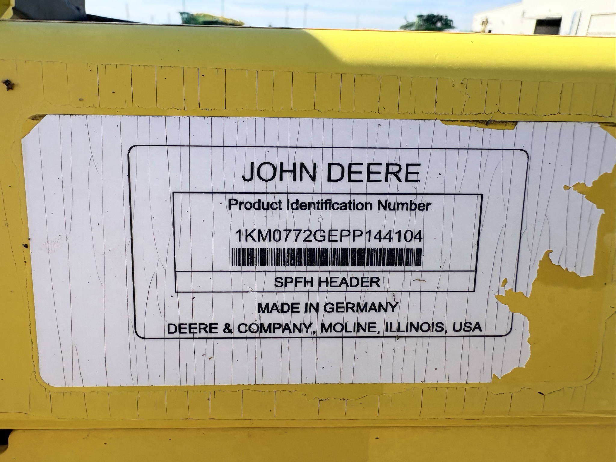 2023 John Deere 772 Corn Head