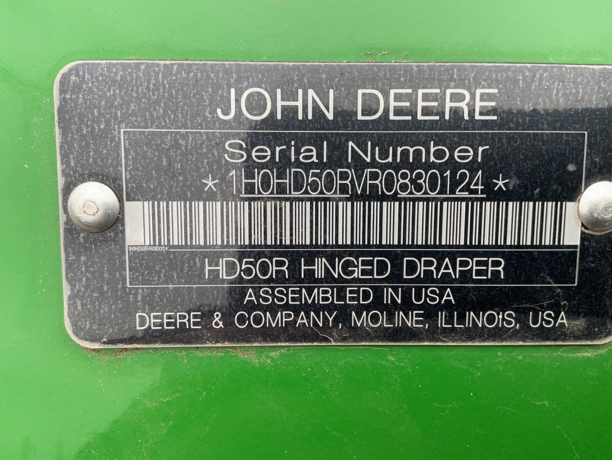 2024 John Deere HD50R Platform