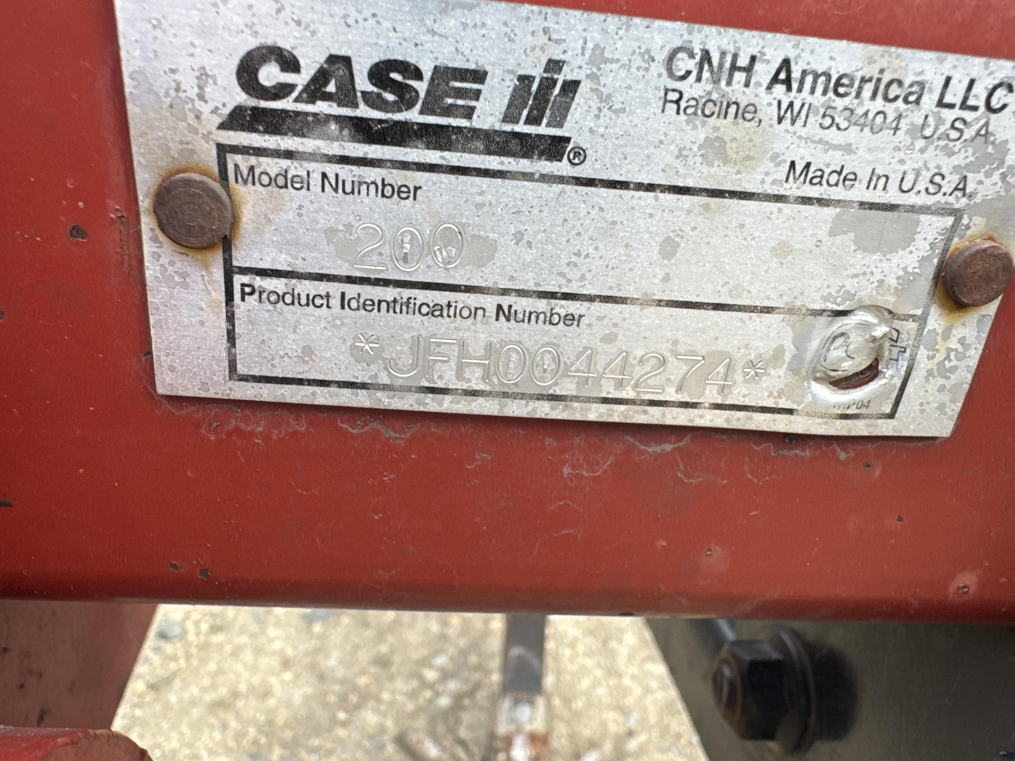 2010 Case IH Tigermate 200 Field Cultivator