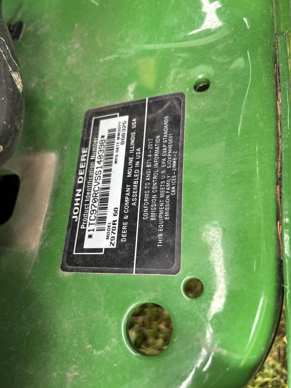 2025 John Deere Z970R Lawn Mower