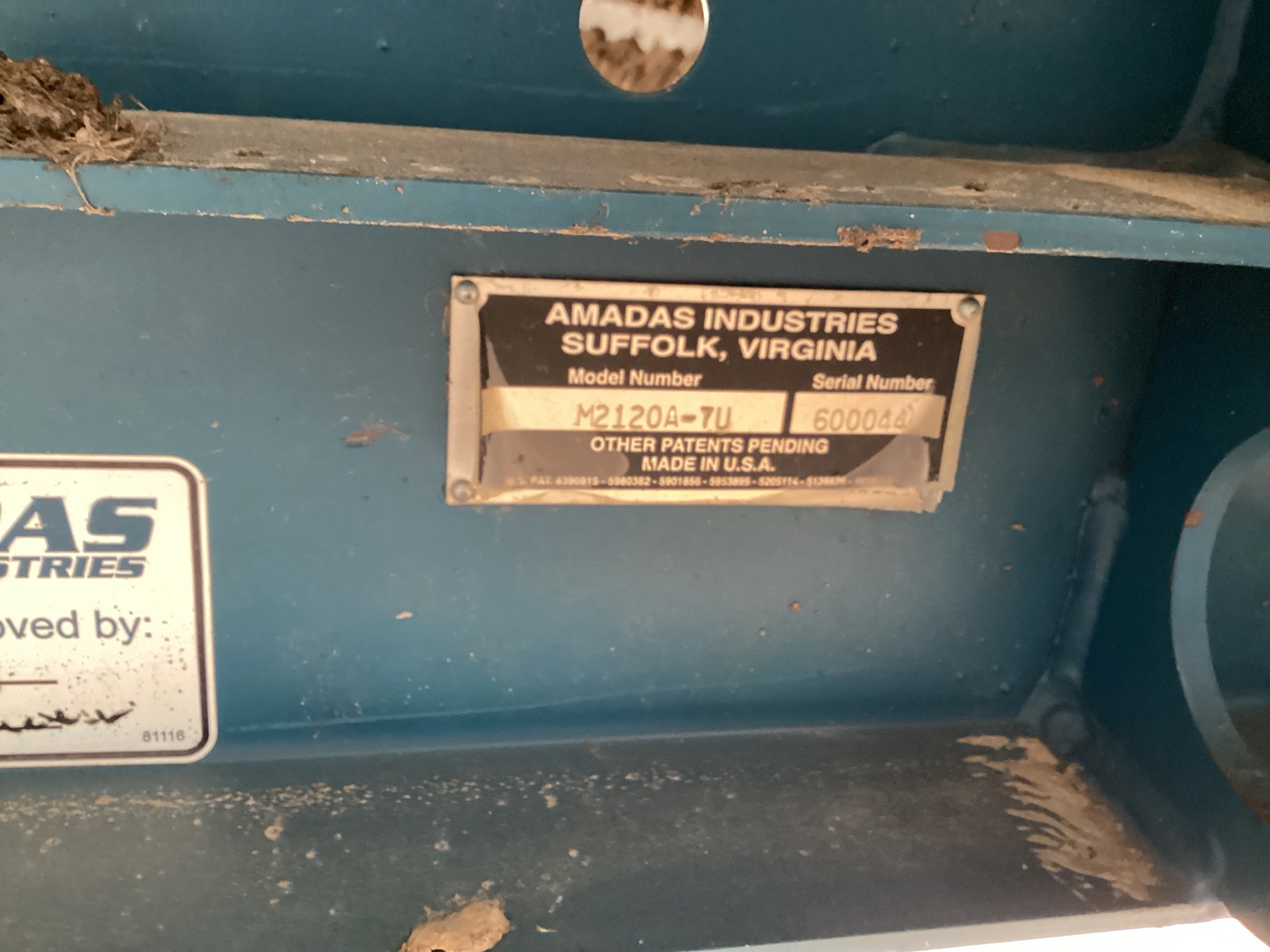 2022 Amadas M2120A Peanut Equipment