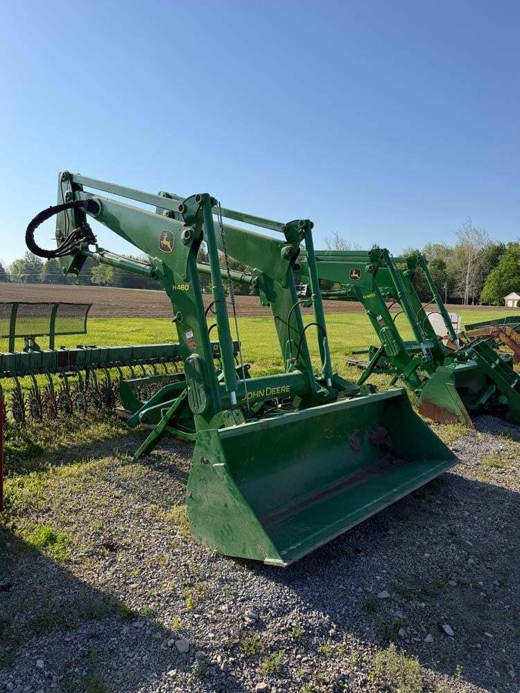  John Deere H480 Front End Loader