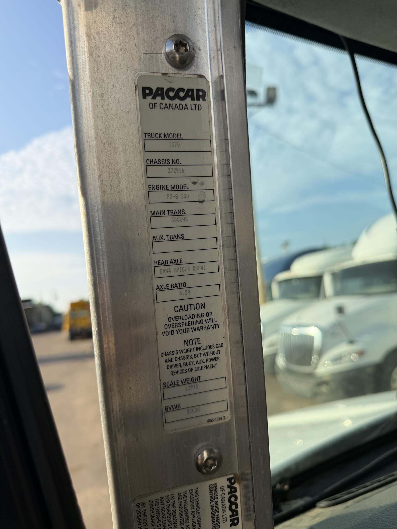 2010 Kenworth T370 Miscellaneous