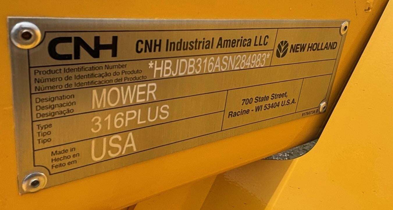 2026 New Holland DISCBINE 316 PLUS Mower Conditioner