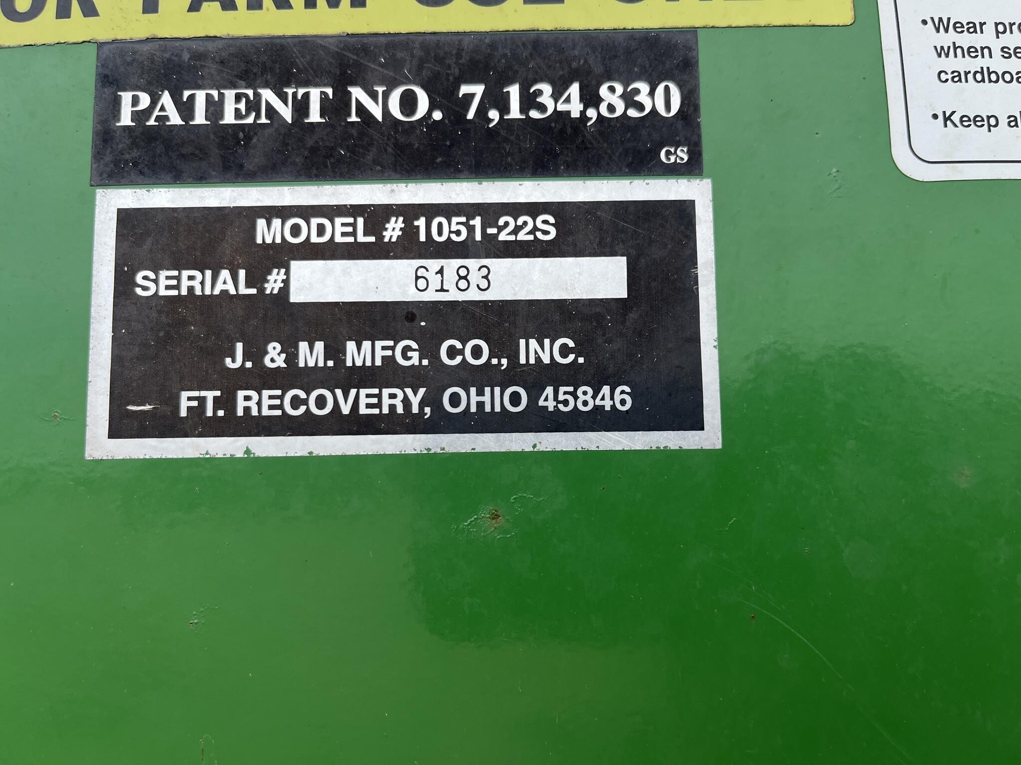 2011 J&M 1051-22S Grain Cart